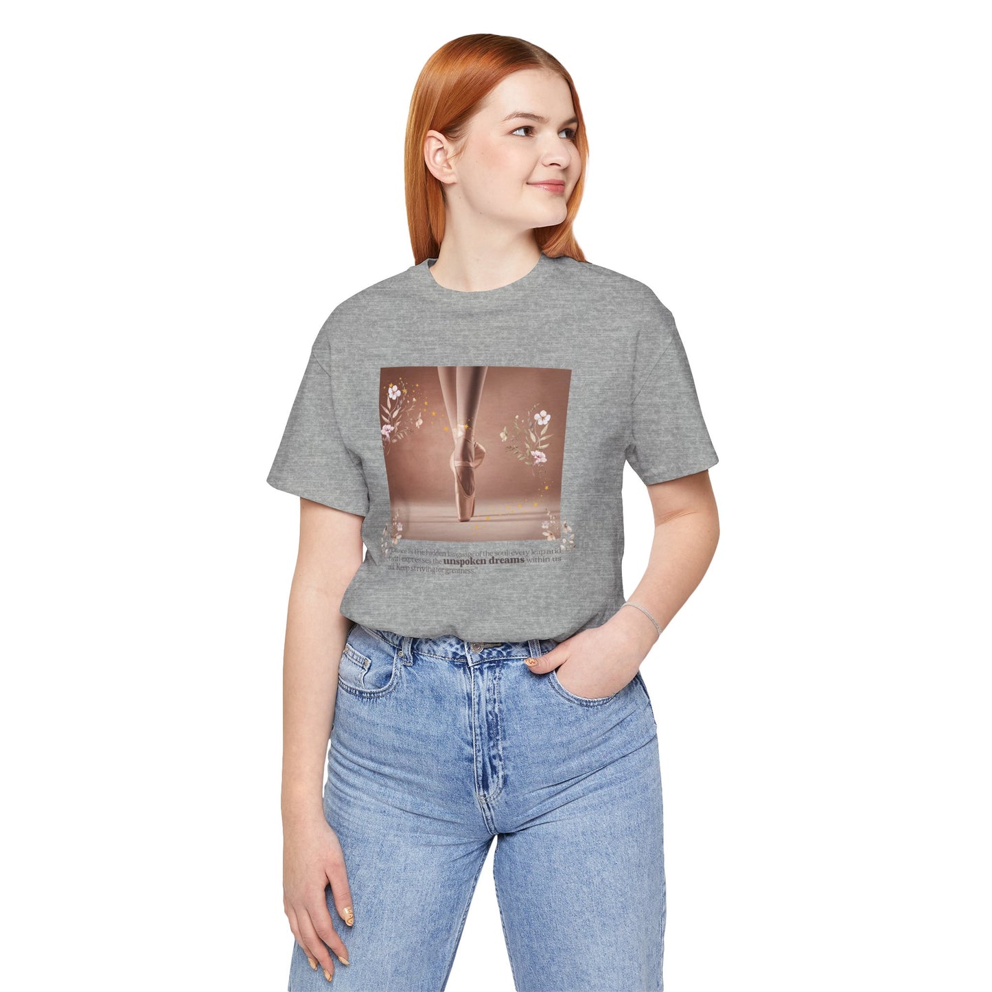 Ballet Pointe Tee — Elegant Dancer Photo Graphic T-Shirt