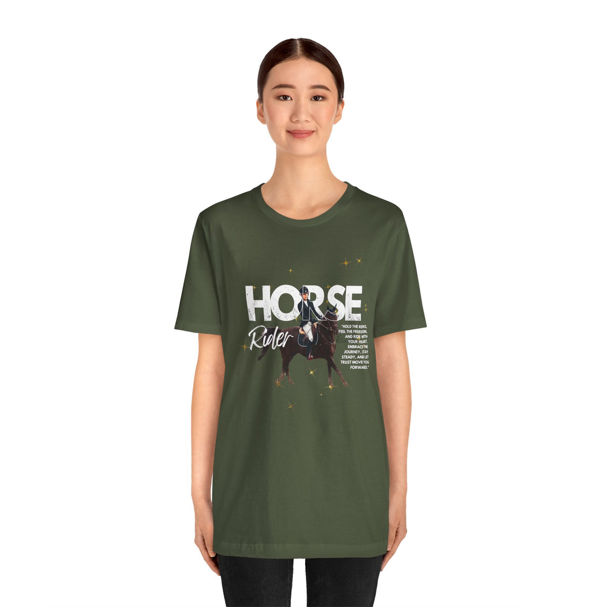 Horse Rider Graphic Tee — Equestrian Gift T‑Shirt