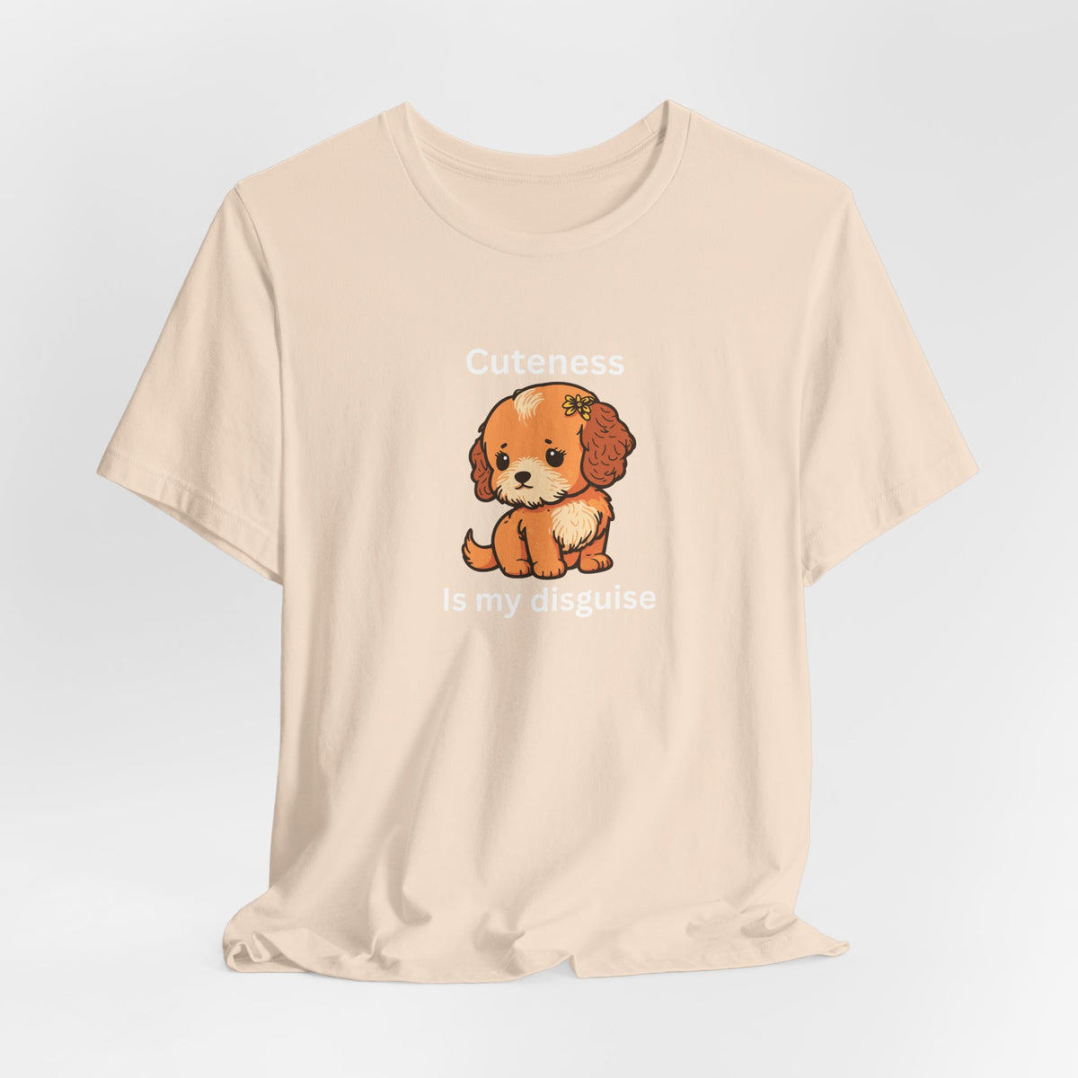 Cockapoo Tee — "Cuteness Is My Disguise" Cute Puppy Graphic Shirt