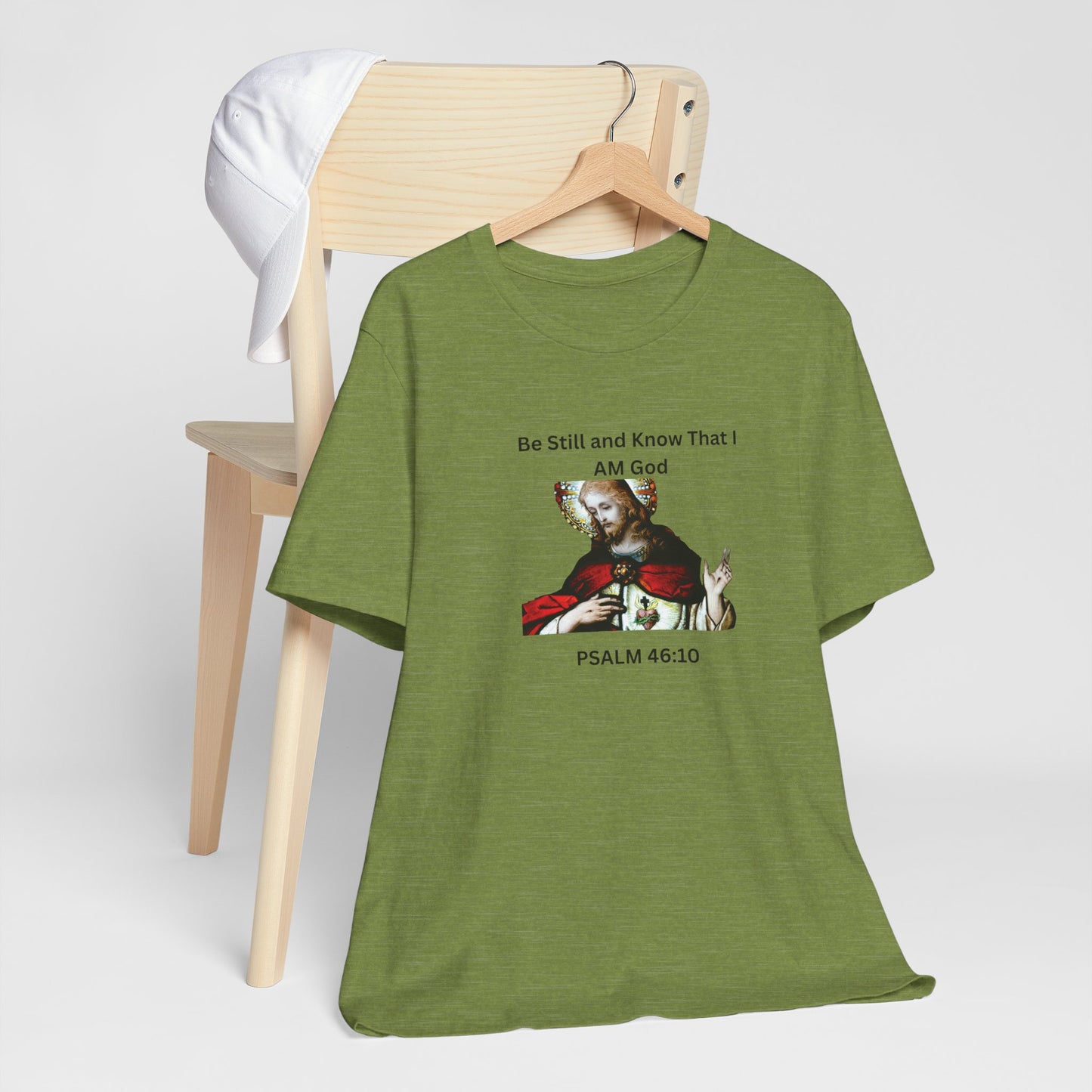 Be Still and Know That I Am God Psalm 46:10 - Color Graphic Tee