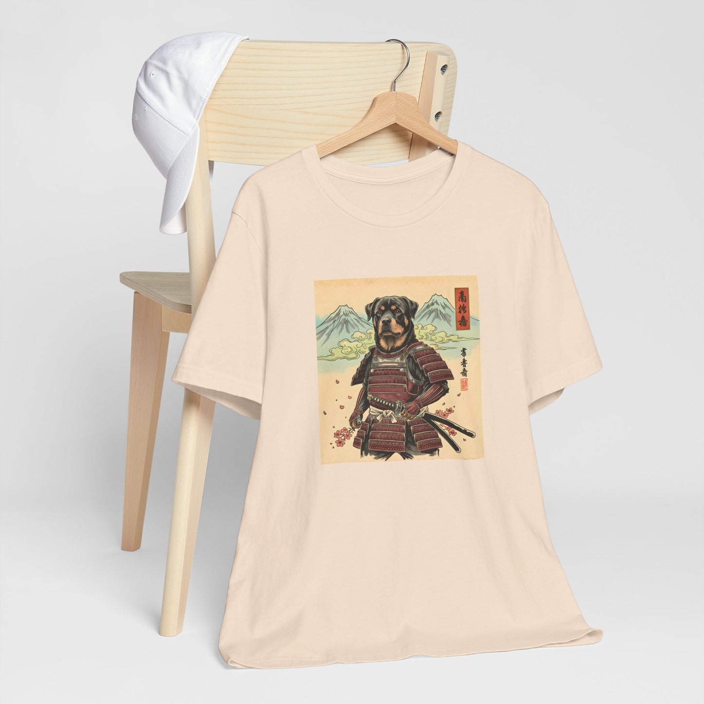 Samurai Rottweiler T-Shirt — Warrior Dog Graphic Tee