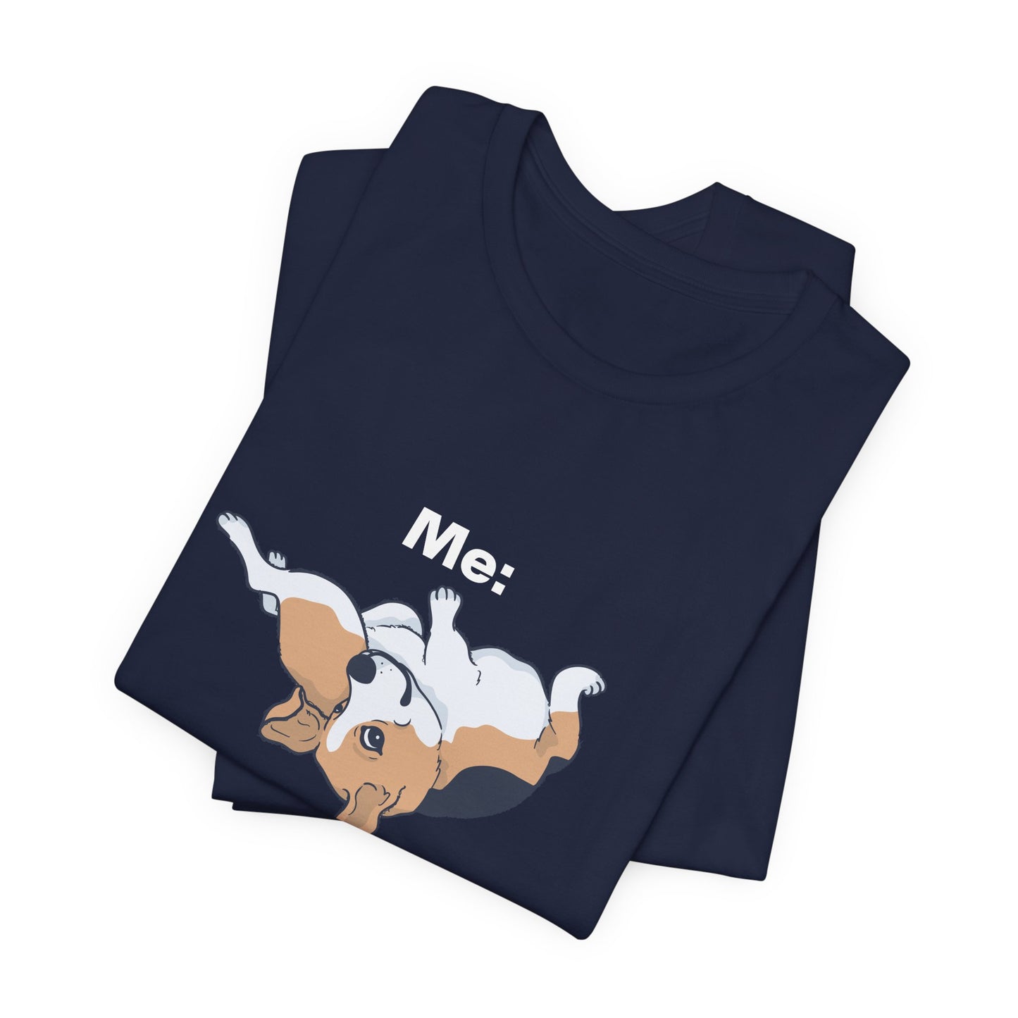 Beagle Rolling Cute Dog Tee — Playful Beagle Graphic T-Shirt