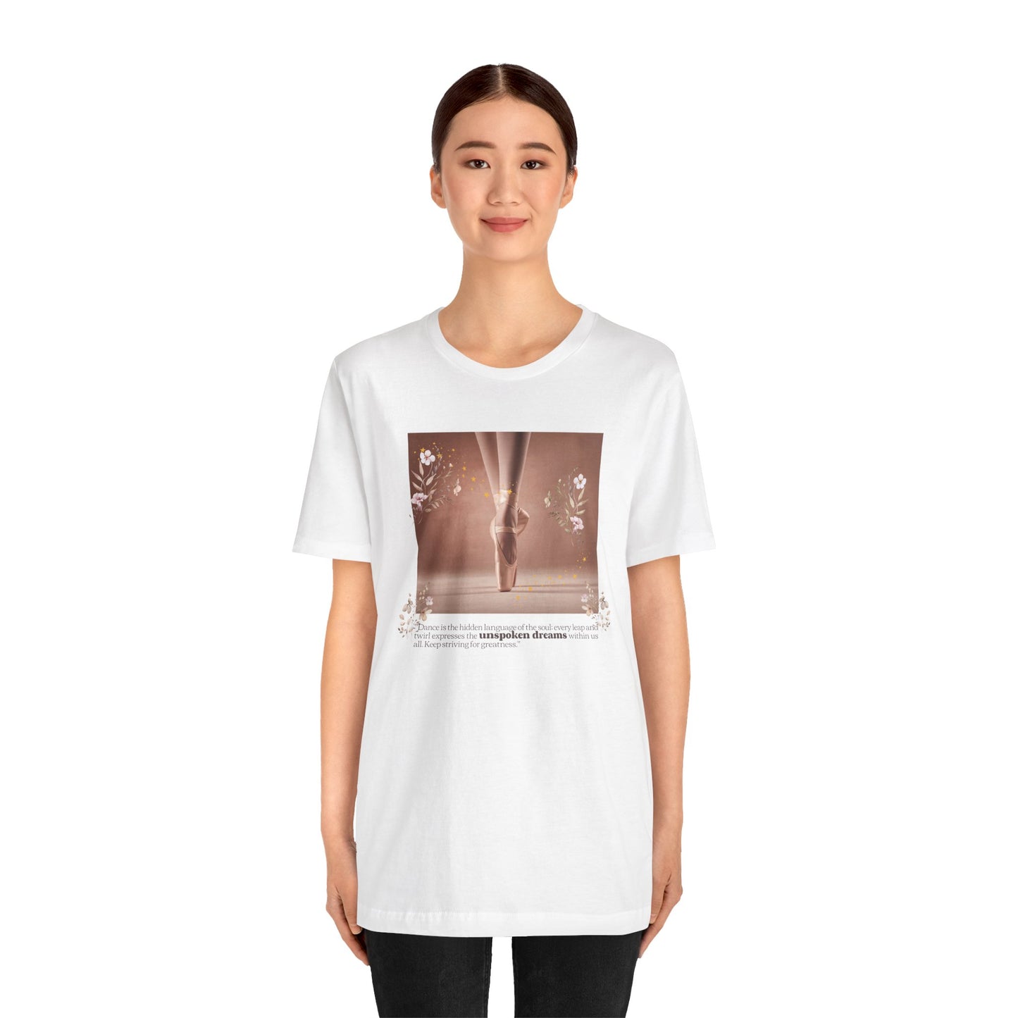 Ballet Pointe Tee — Elegant Dancer Photo Graphic T-Shirt