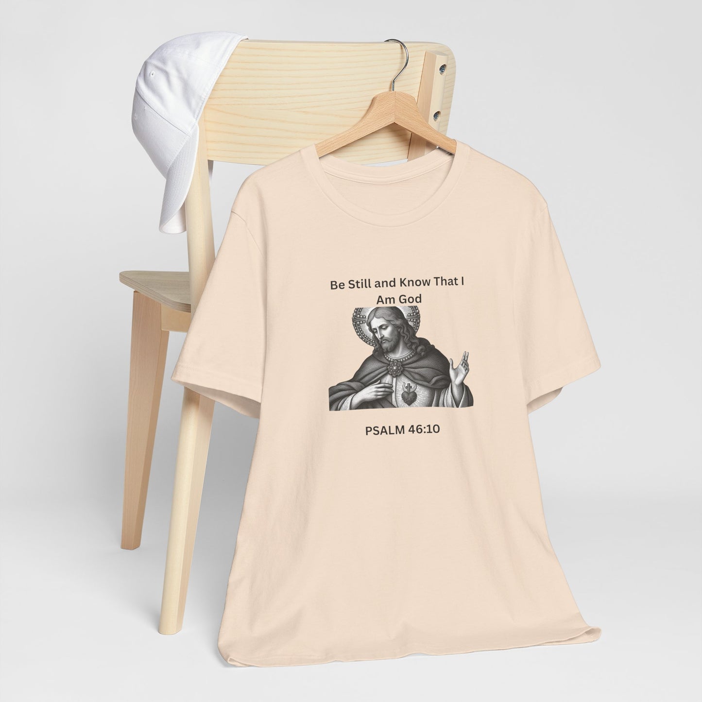 Psalm 46:10 Christian T‑Shirt – “Be Still and Know That I Am God” Religious Tee
