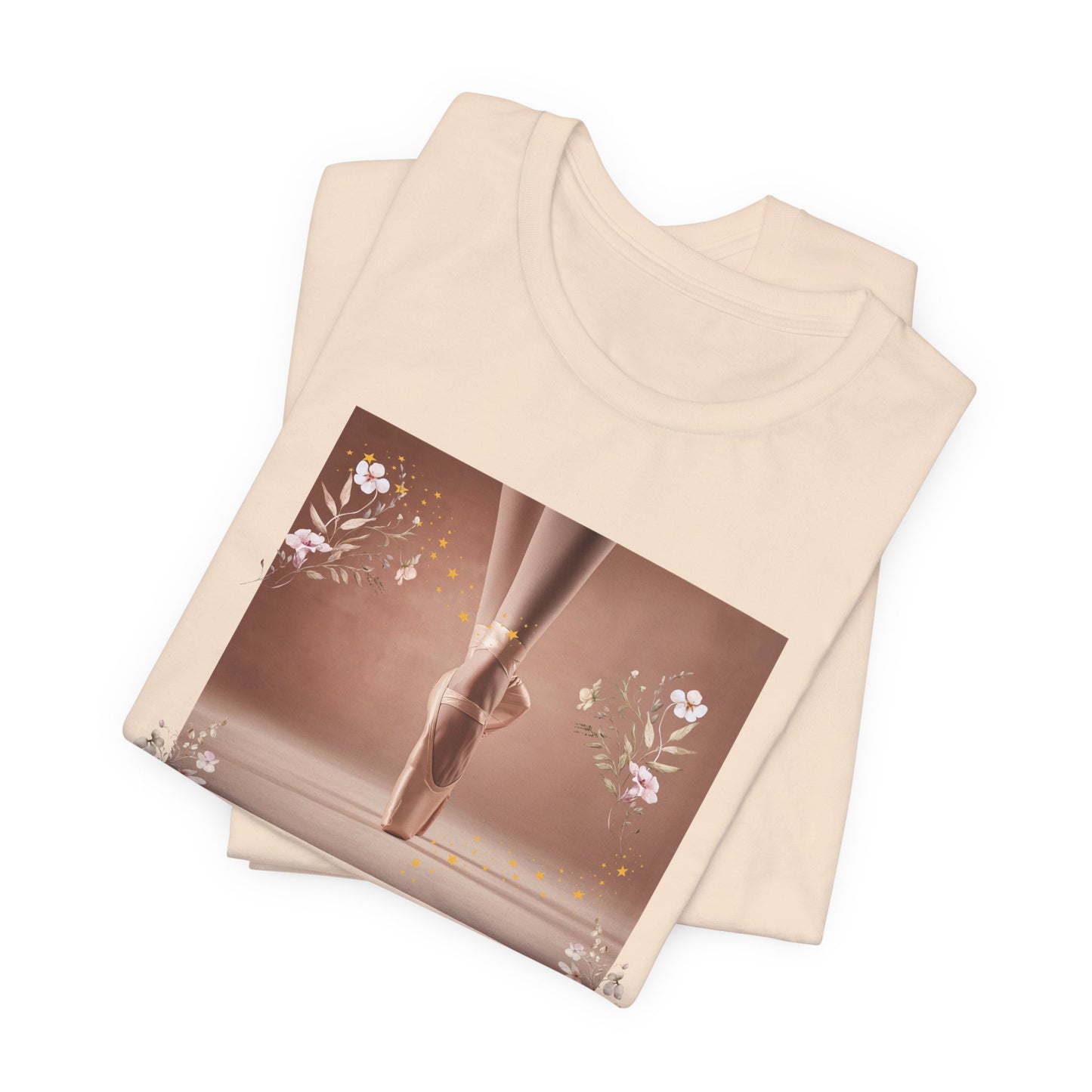 Ballet Pointe Tee — Elegant Dancer Photo Graphic T-Shirt
