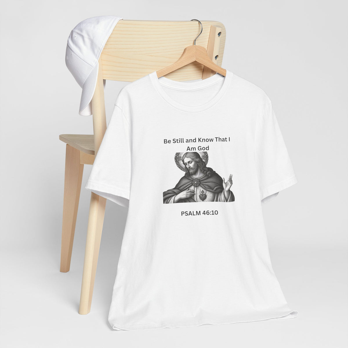 Psalm 46:10 Christian T‑Shirt – “Be Still and Know That I Am God” Religious Tee
