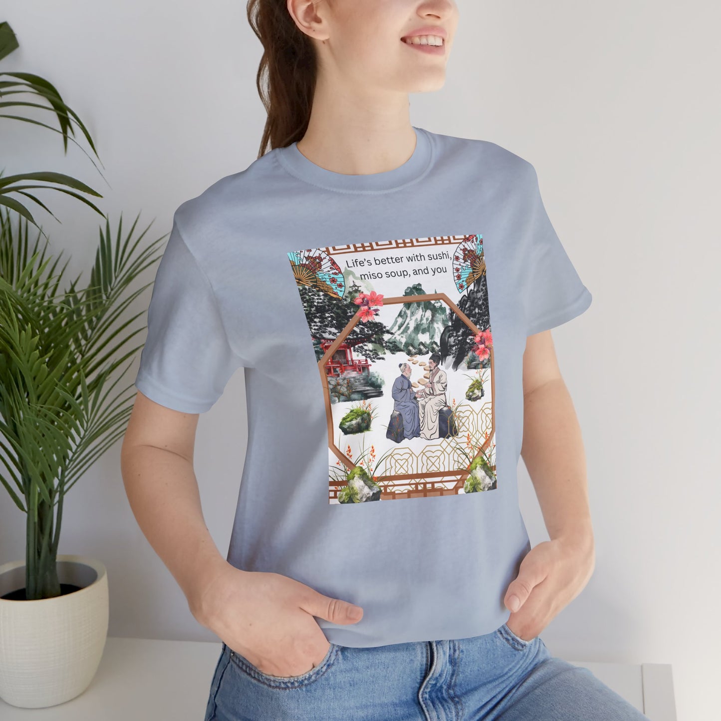 Life's Better With Sushi, Miso Soup & You — Vintage Japanese Food Graphic Tee