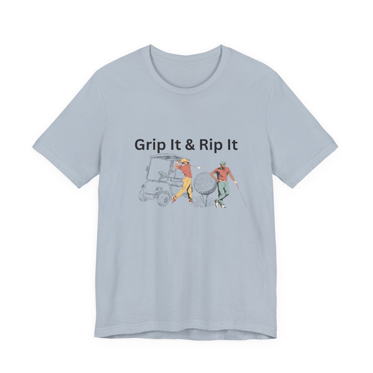 Golf T-Shirt – "Grip It & Rip It" Vintage Golfers Design