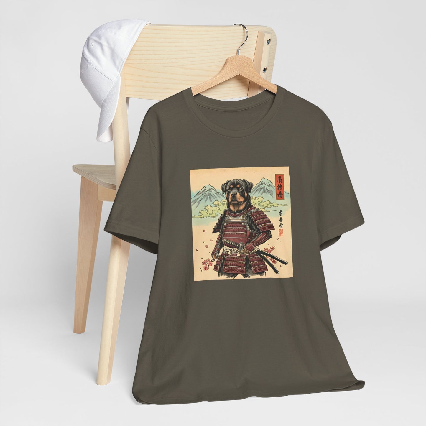 Samurai Rottweiler T-Shirt — Warrior Dog Graphic Tee