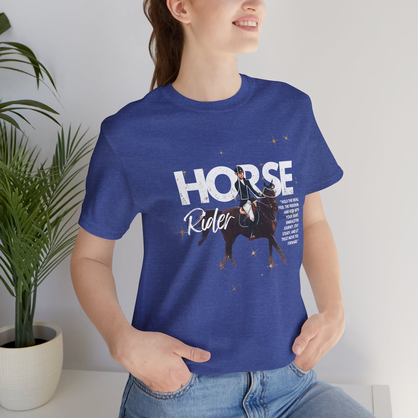 Horse Rider Graphic Tee — Equestrian Gift T‑Shirt