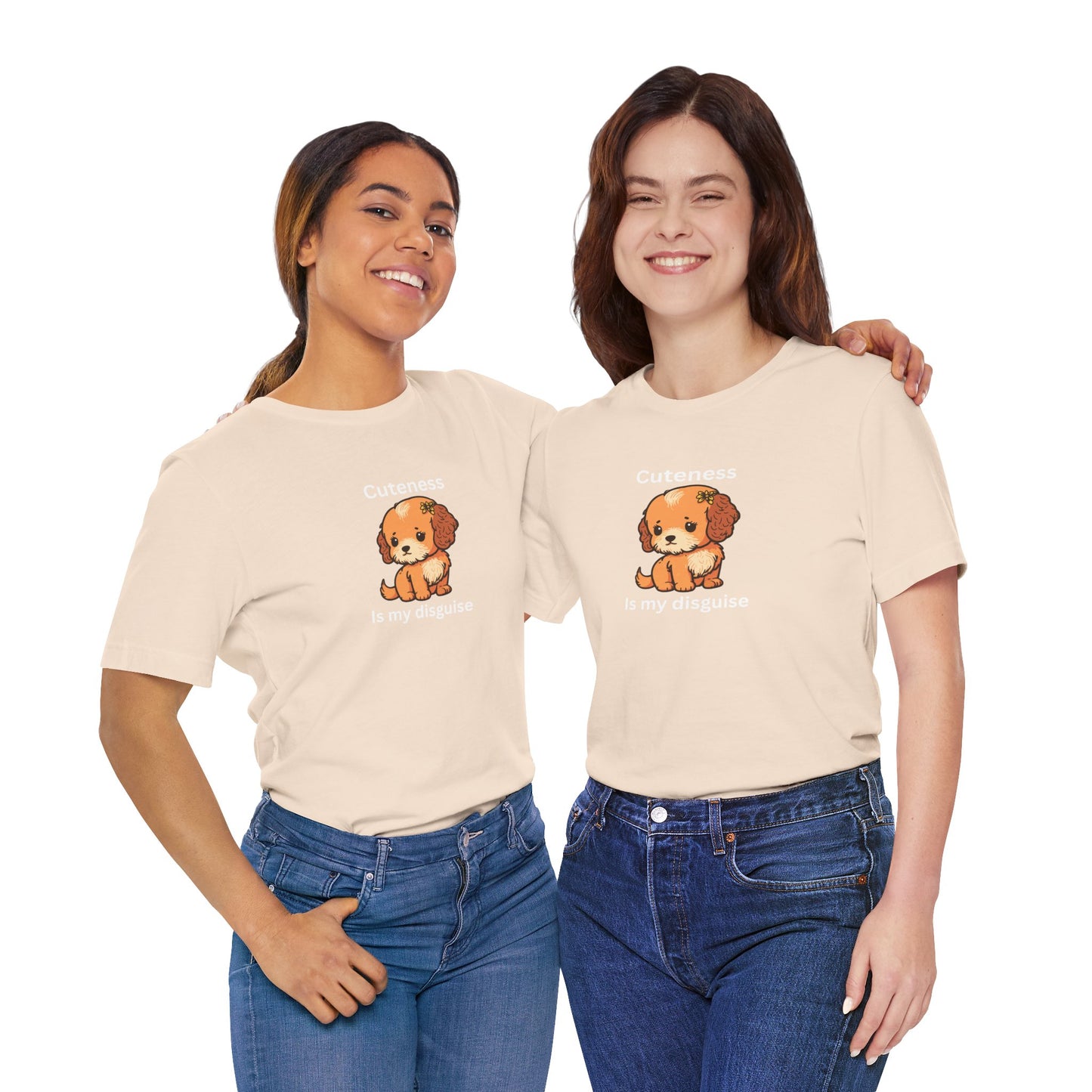 Cockapoo Tee — "Cuteness Is My Disguise" Cute Puppy Graphic Shirt