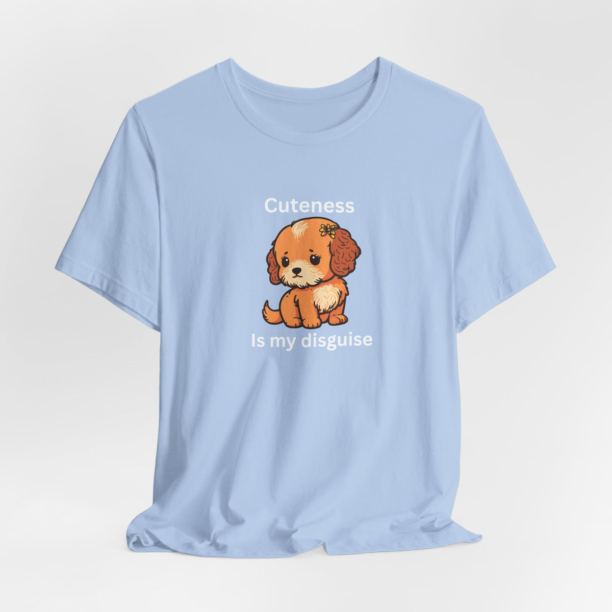 Cockapoo Tee — "Cuteness Is My Disguise" Cute Puppy Graphic Shirt