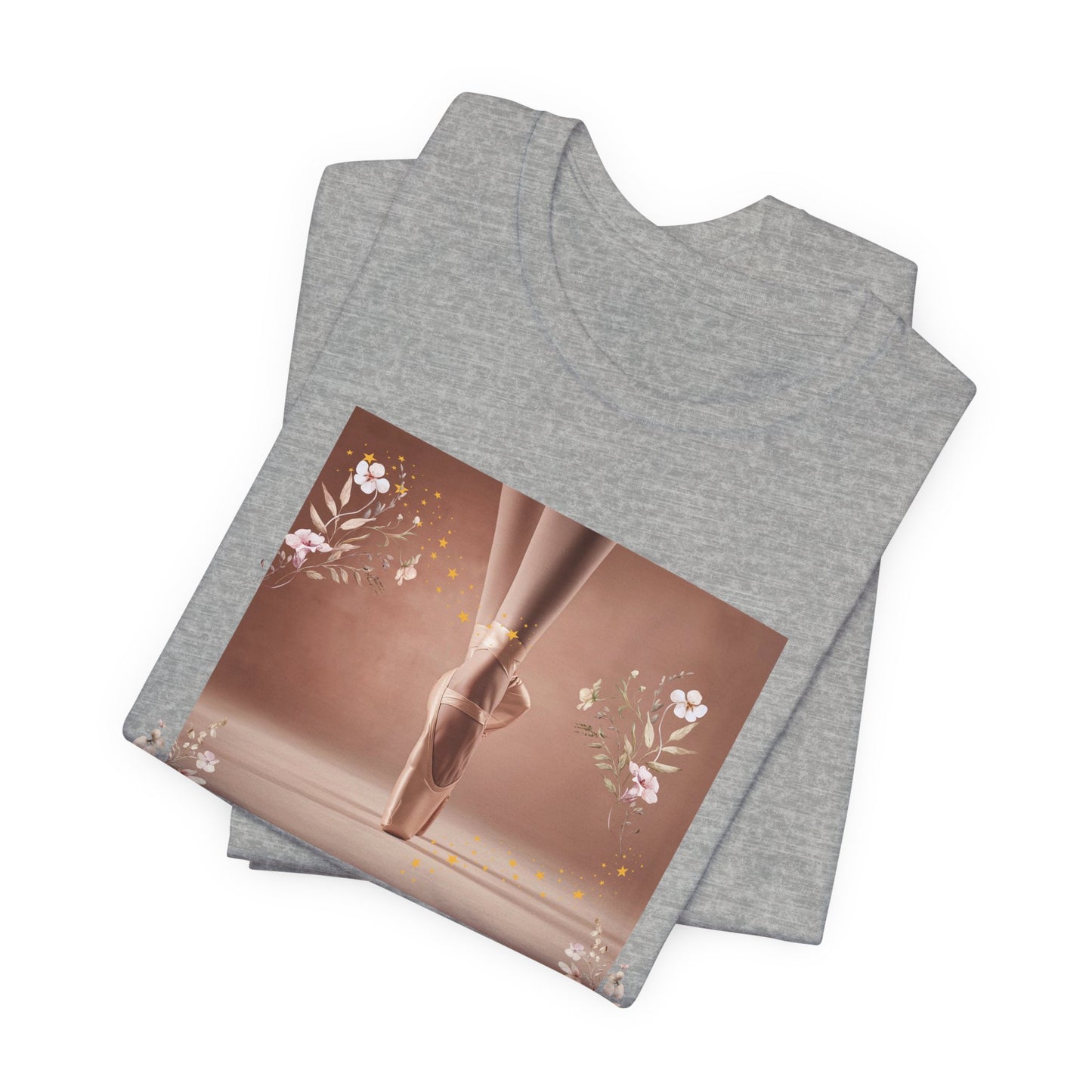 Ballet Pointe Tee — Elegant Dancer Photo Graphic T-Shirt