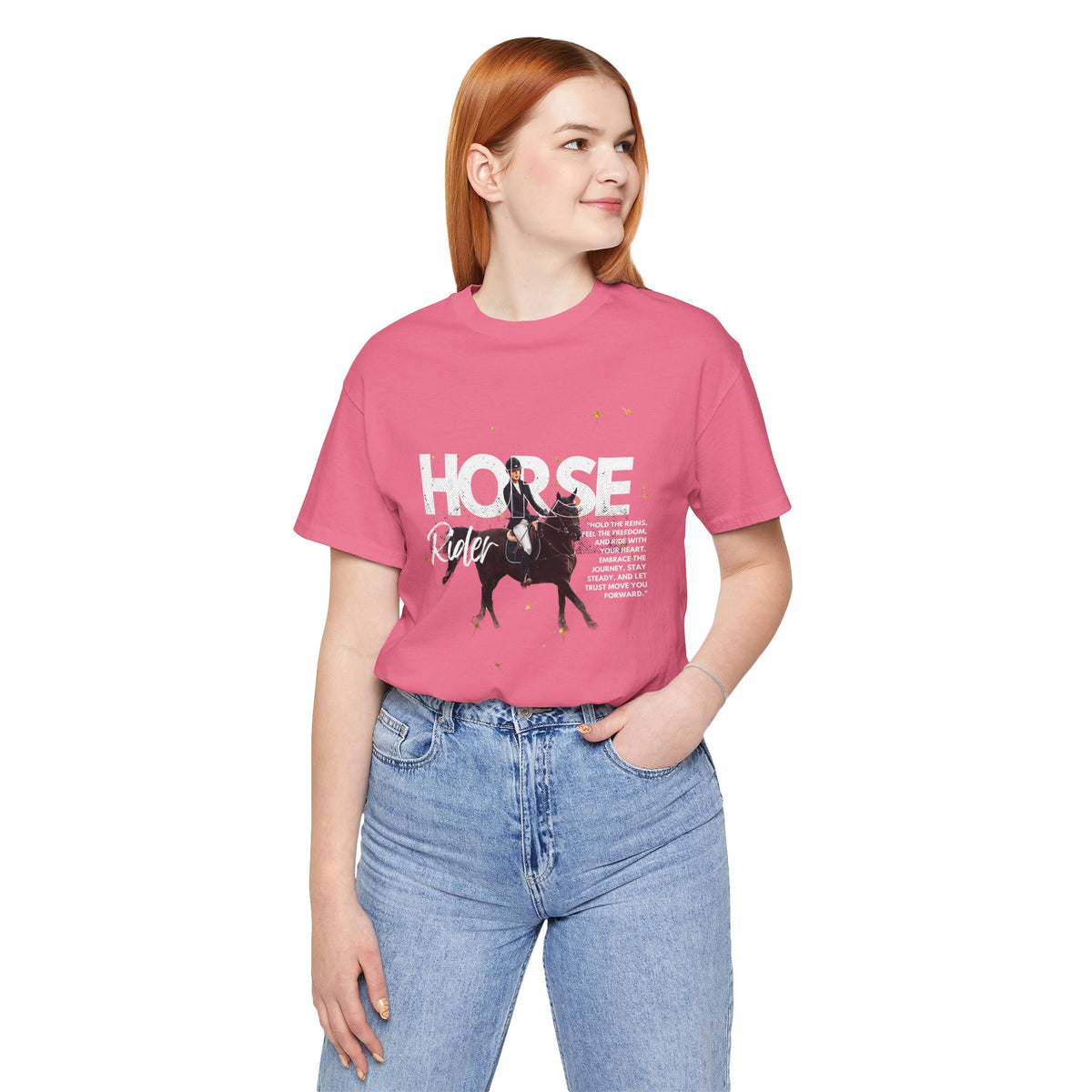 Horse Rider Graphic Tee — Equestrian Gift T‑Shirt