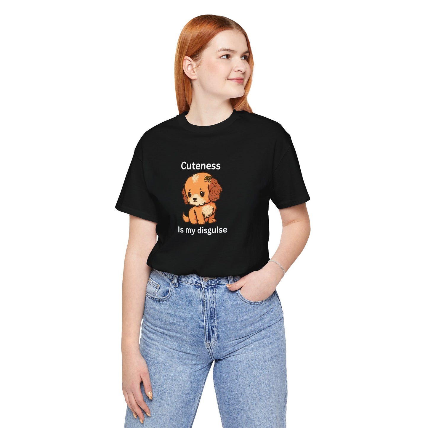 Cockapoo Tee — "Cuteness Is My Disguise" Cute Puppy Graphic Shirt