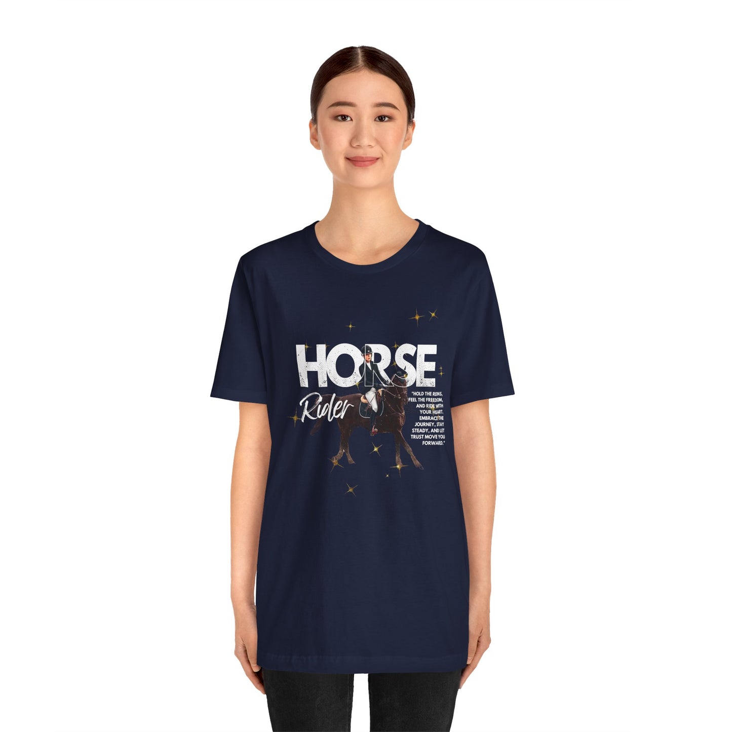 Horse Rider Graphic Tee — Equestrian Gift T‑Shirt
