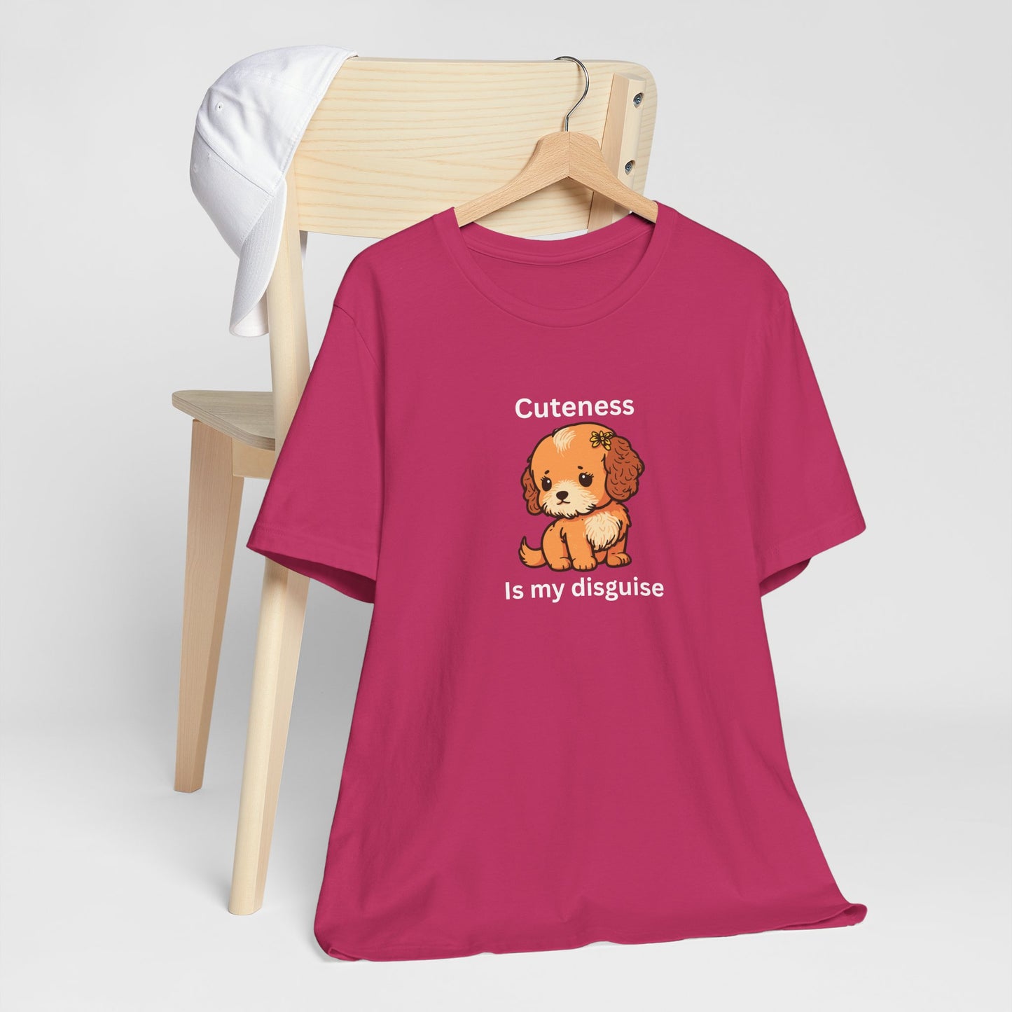 Cockapoo Tee — "Cuteness Is My Disguise" Cute Puppy Graphic Shirt