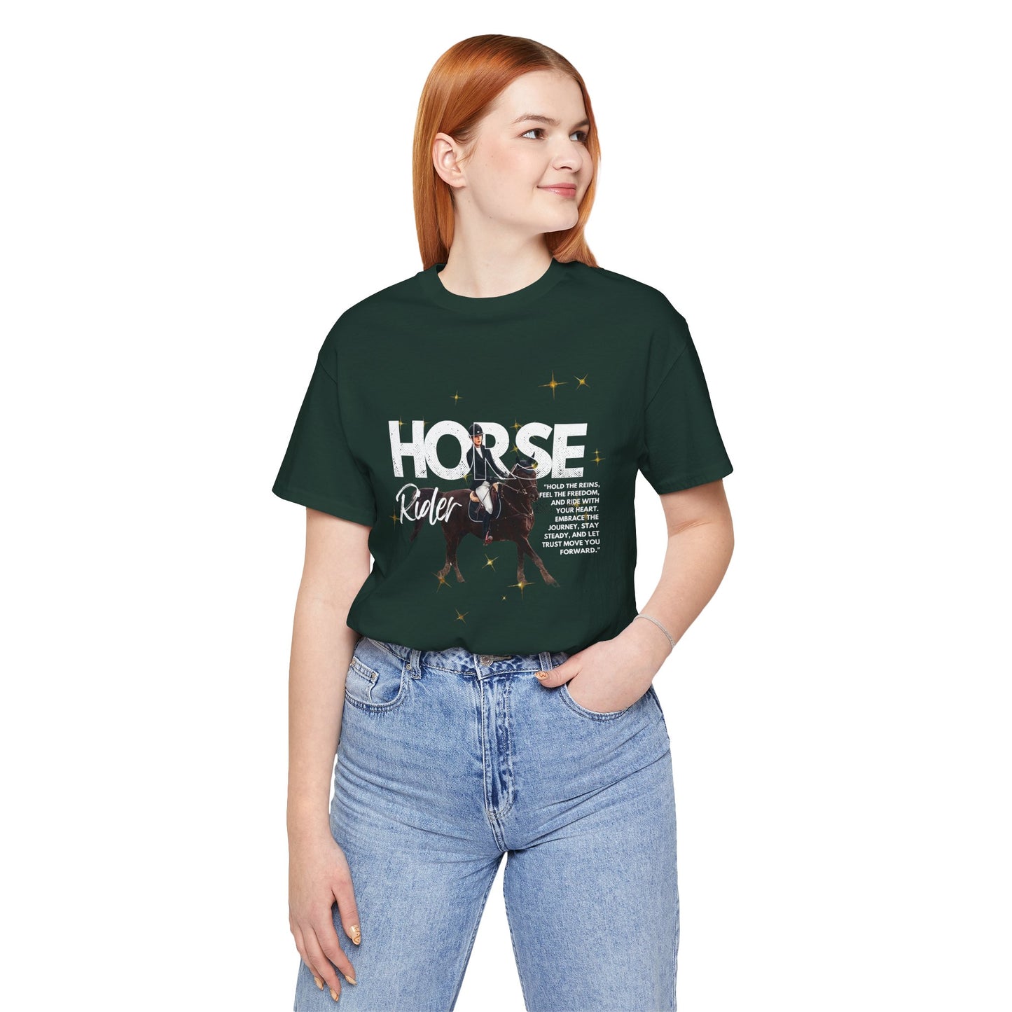 Horse Rider Graphic Tee — Equestrian Gift T‑Shirt