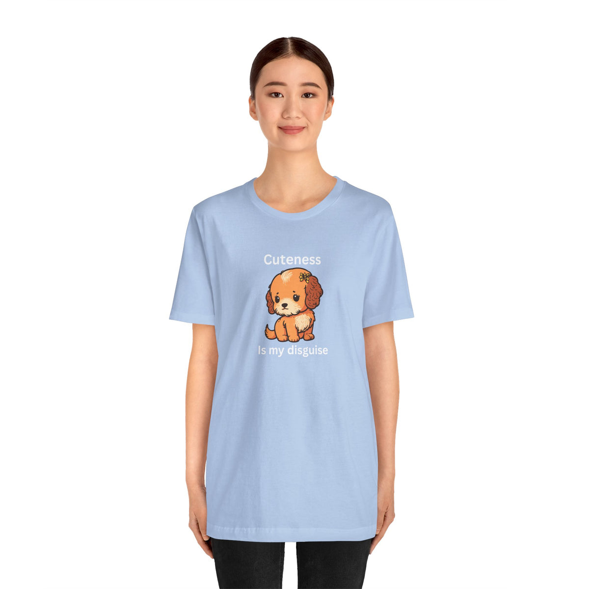 Cockapoo Tee — "Cuteness Is My Disguise" Cute Puppy Graphic Shirt