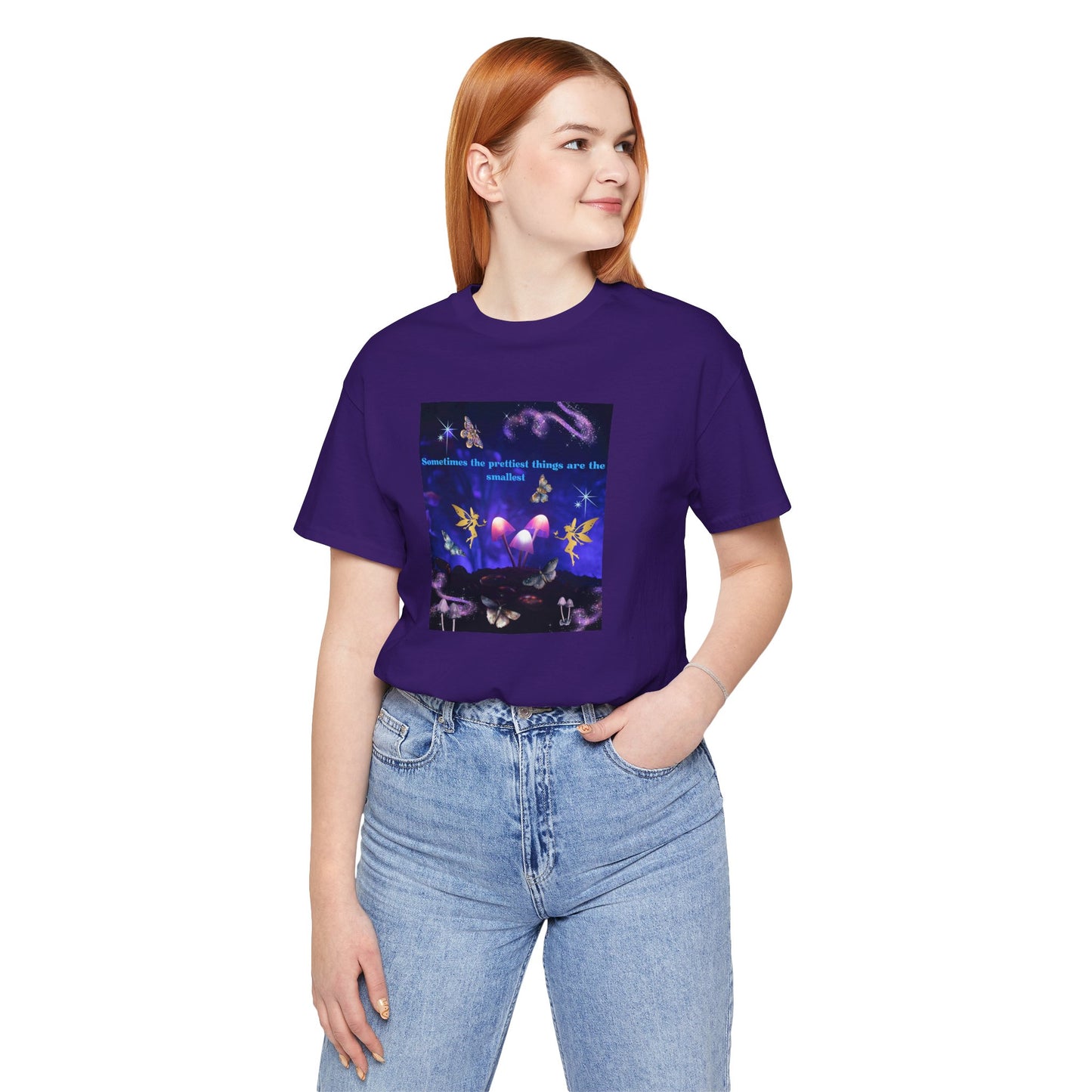 Mystical Mushroom Tee — "Sometimes the prettiest things are the most..." Graphic T-Shirt