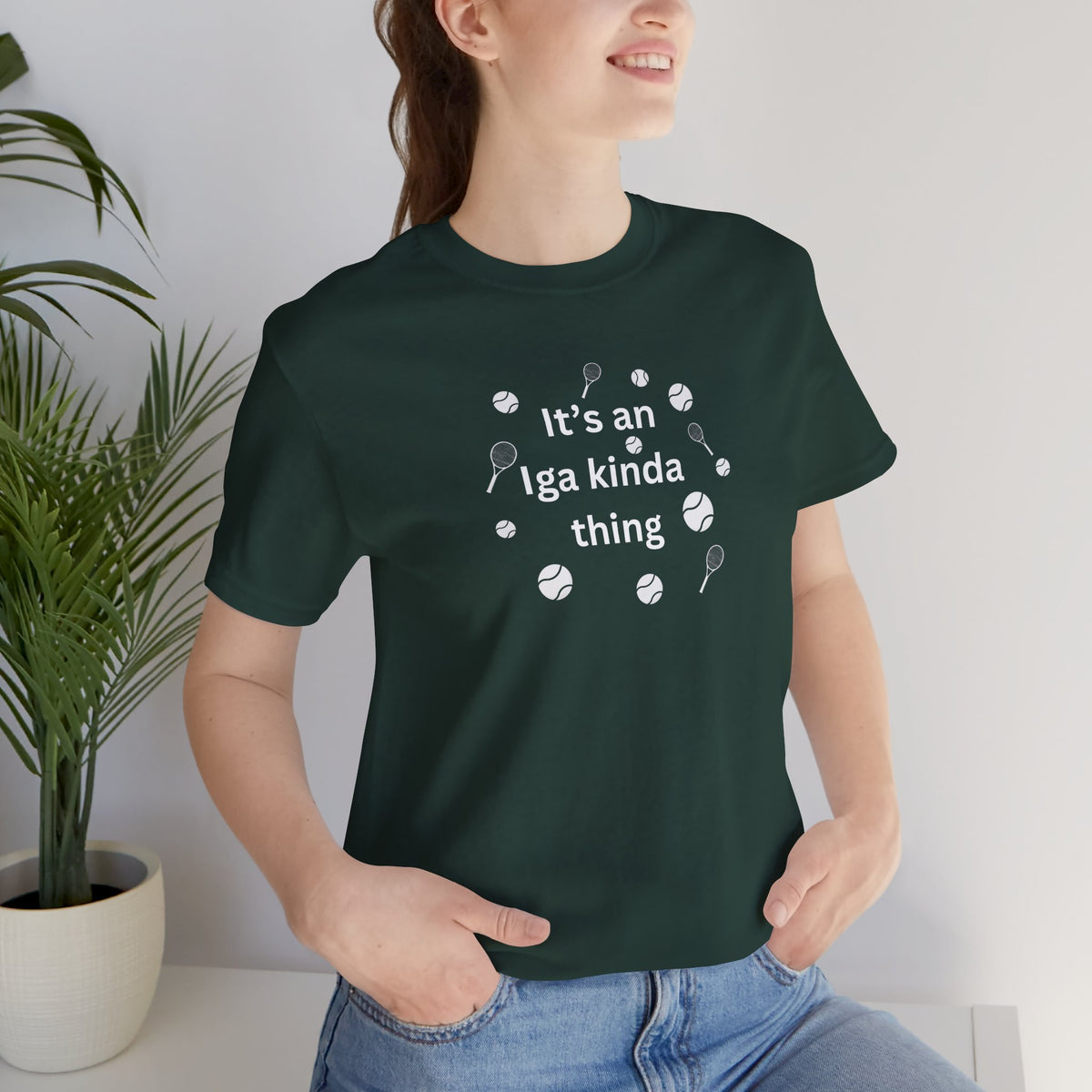 Tennis Tee — “It’s an Iga kinda thing” Champion Titles Shirt
