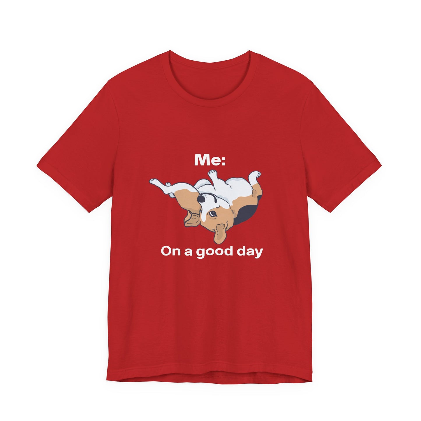 Cute Floppy Beagle T-Shirt — Adorable Laying Dog Tee
