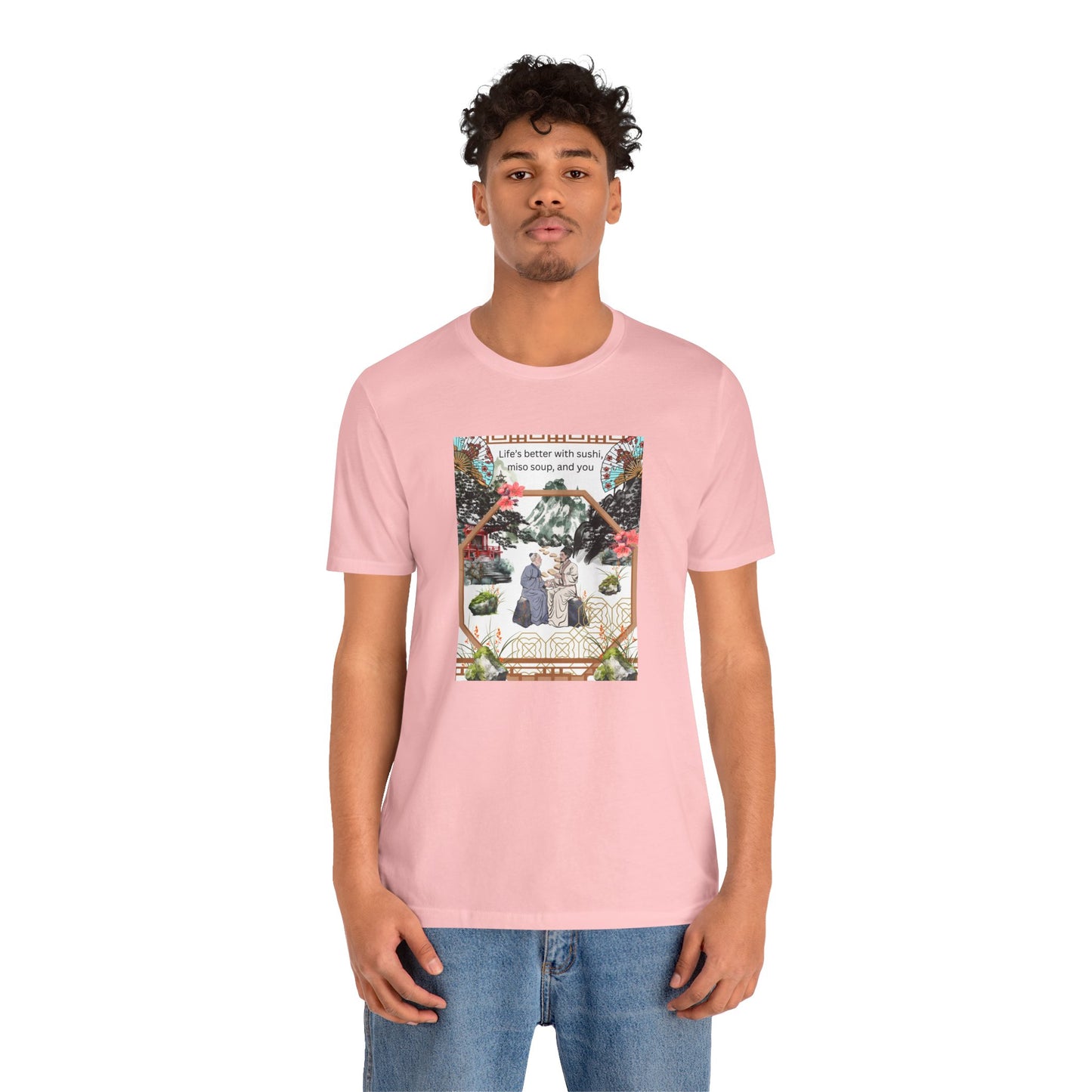 Life's Better With Sushi, Miso Soup & You — Vintage Japanese Food Graphic Tee