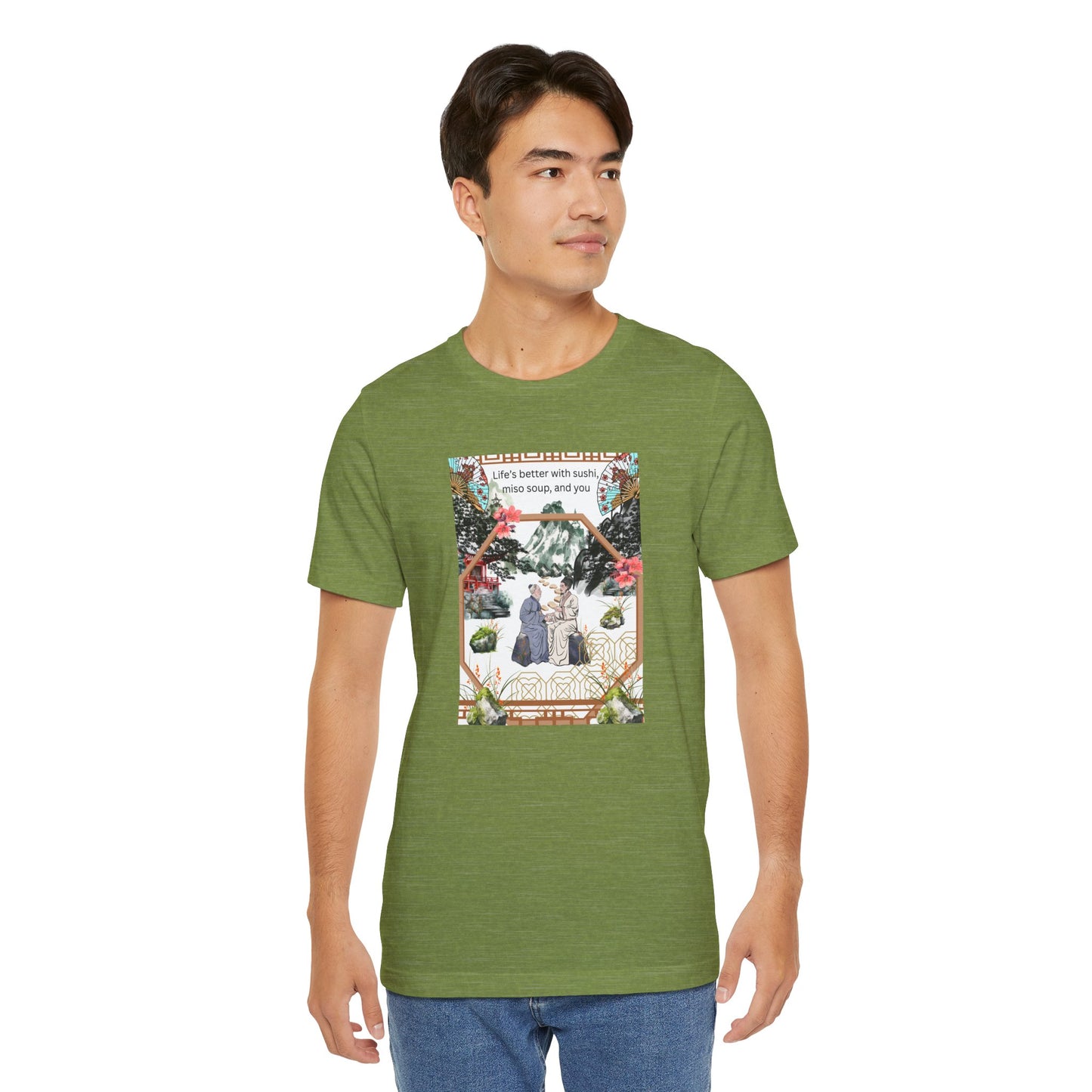 Life's Better With Sushi, Miso Soup & You — Vintage Japanese Food Graphic Tee