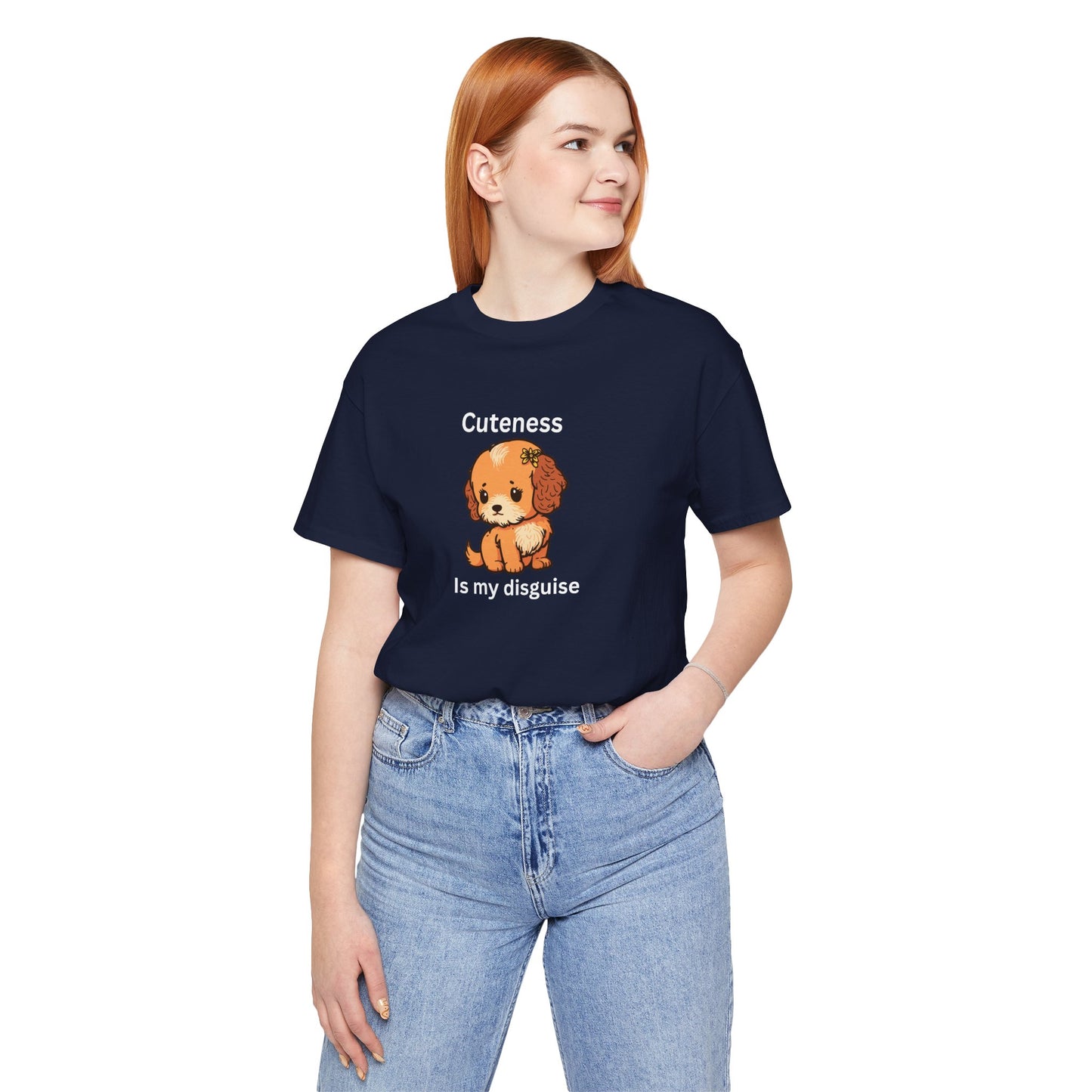 Cockapoo Tee — "Cuteness Is My Disguise" Cute Puppy Graphic Shirt