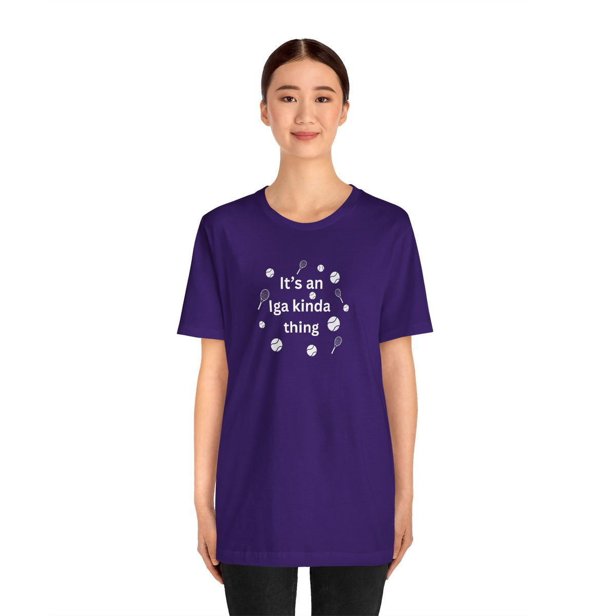 Tennis Tee — “It’s an Iga kinda thing” Champion Titles Shirt