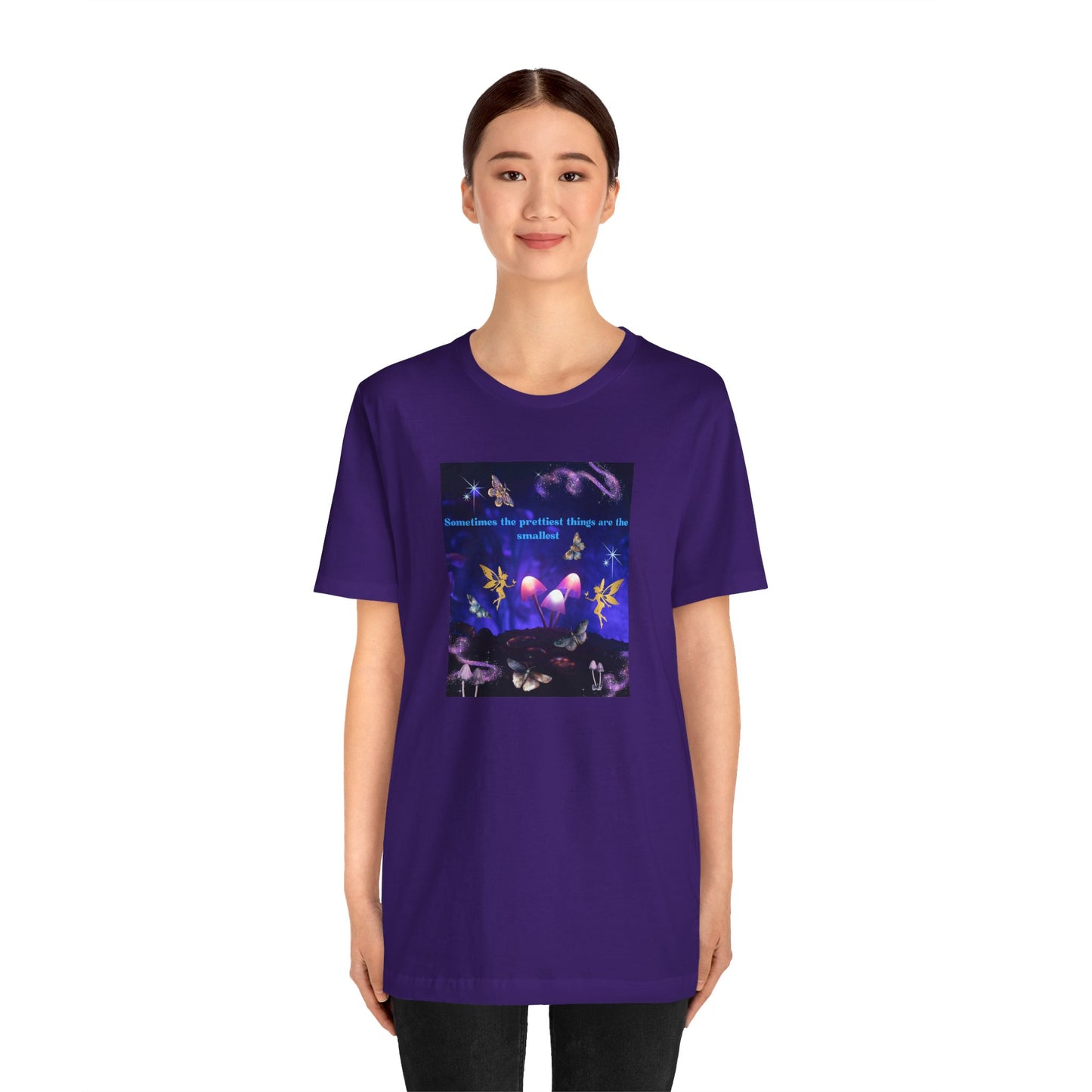 Mystical Mushroom Tee — "Sometimes the prettiest things are the most..." Graphic T-Shirt