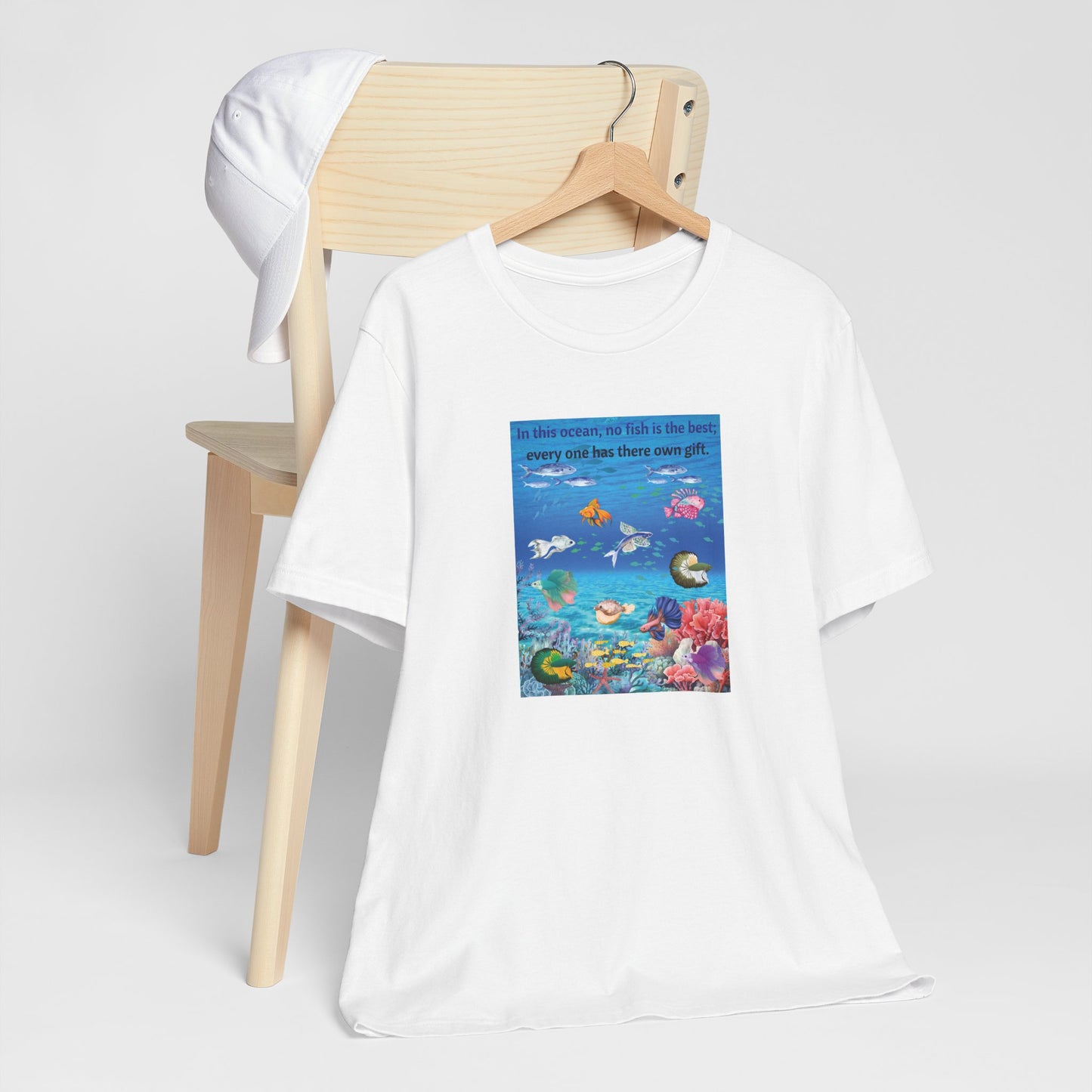 Ocean Wildlife Tee — "In this ocean, we fish in the best..." Inspirational Marine Life T-Shirt