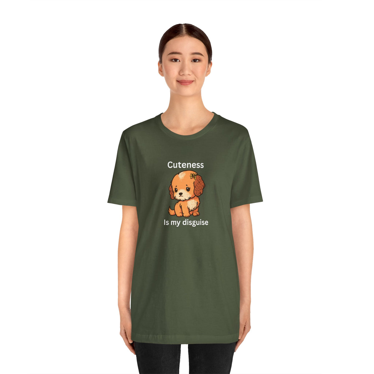 Cockapoo Tee — "Cuteness Is My Disguise" Cute Puppy Graphic Shirt