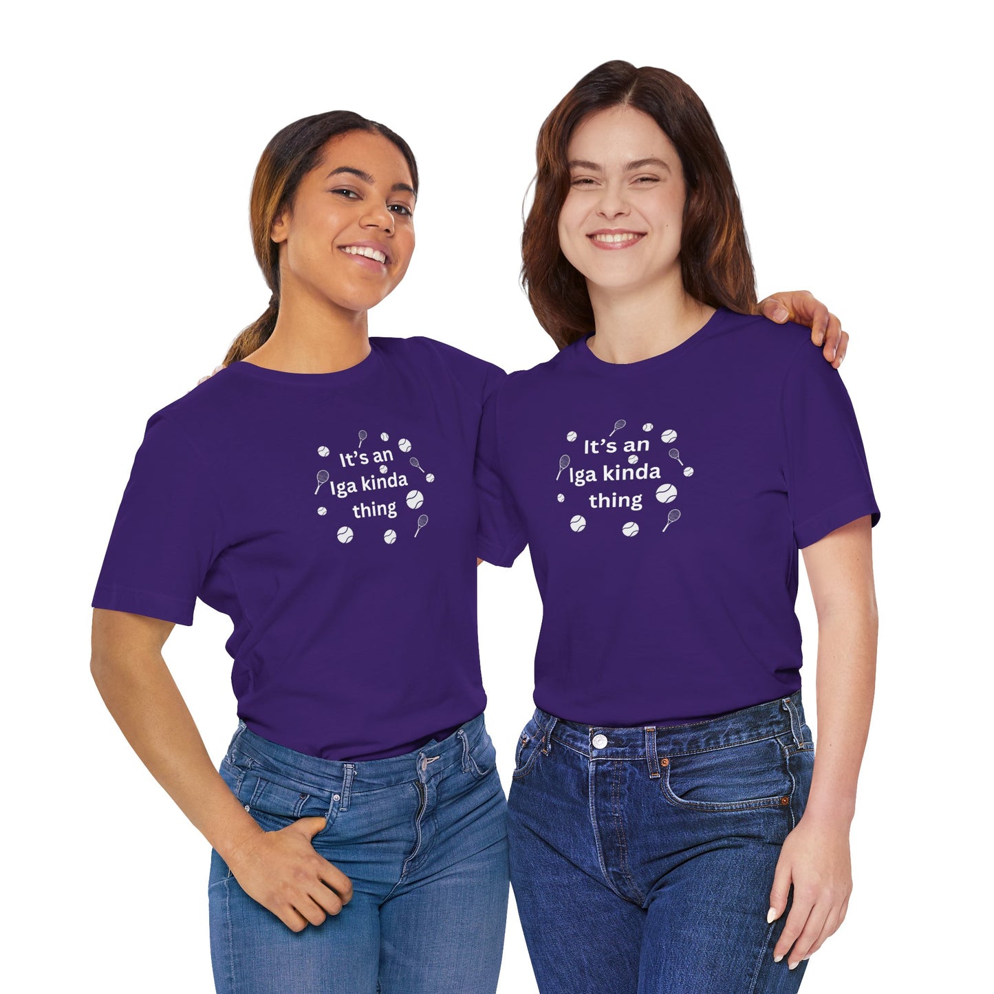 Tennis Tee — “It’s an Iga kinda thing” Champion Titles Shirt