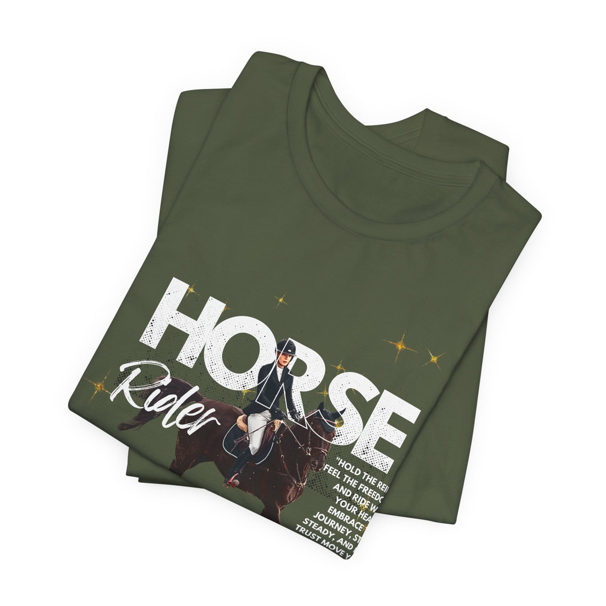 Horse Rider Graphic Tee — Equestrian Gift T‑Shirt