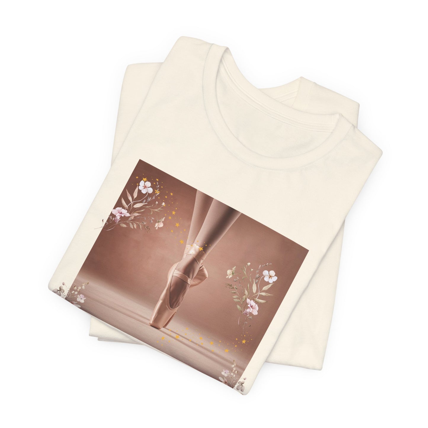 Ballet Pointe Tee — Elegant Dancer Photo Graphic T-Shirt