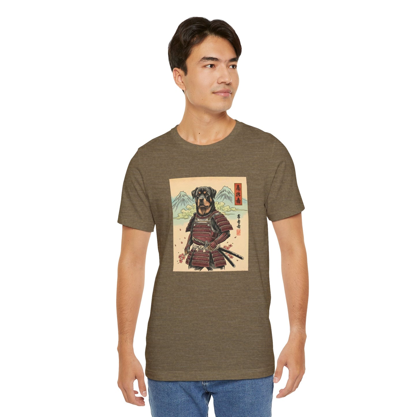 Samurai Rottweiler T-Shirt — Warrior Dog Graphic Tee