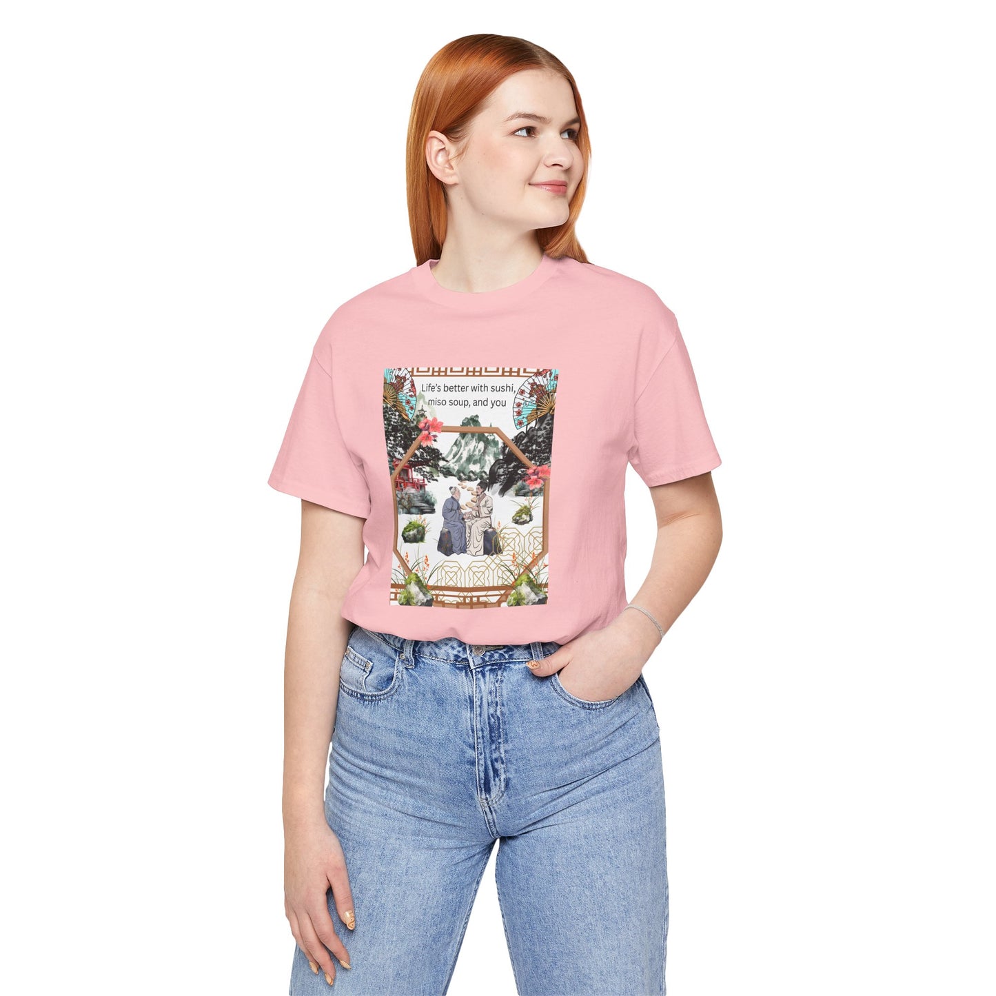 Life's Better With Sushi, Miso Soup & You — Vintage Japanese Food Graphic Tee