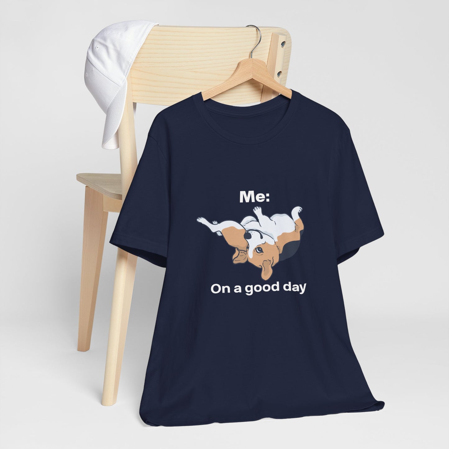 Cute Floppy Beagle T-Shirt — Adorable Laying Dog Tee
