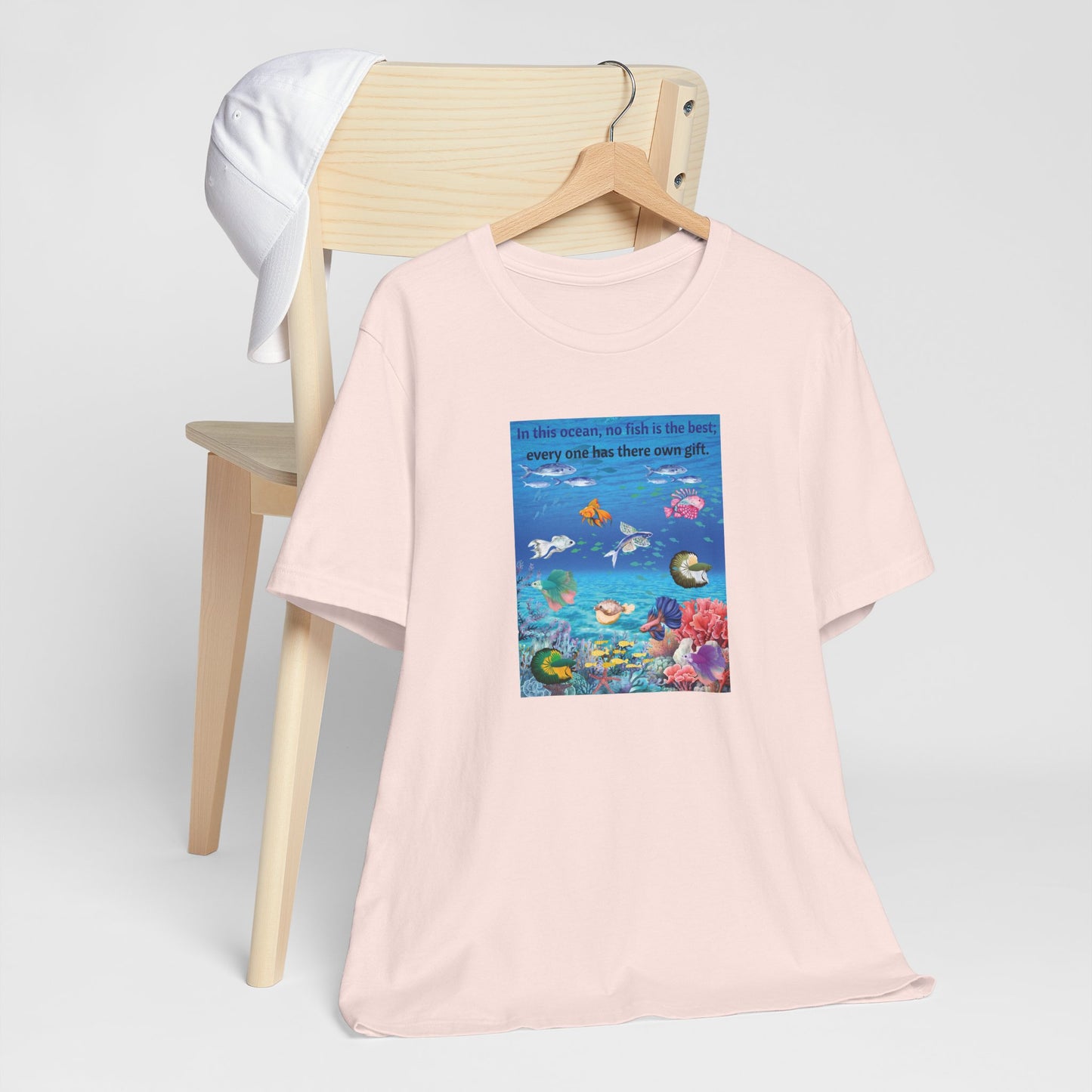 Ocean Wildlife Tee — "In this ocean, we fish in the best..." Inspirational Marine Life T-Shirt