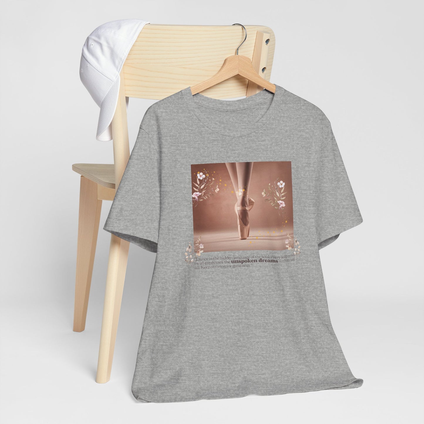 Ballet Pointe Tee — Elegant Dancer Photo Graphic T-Shirt