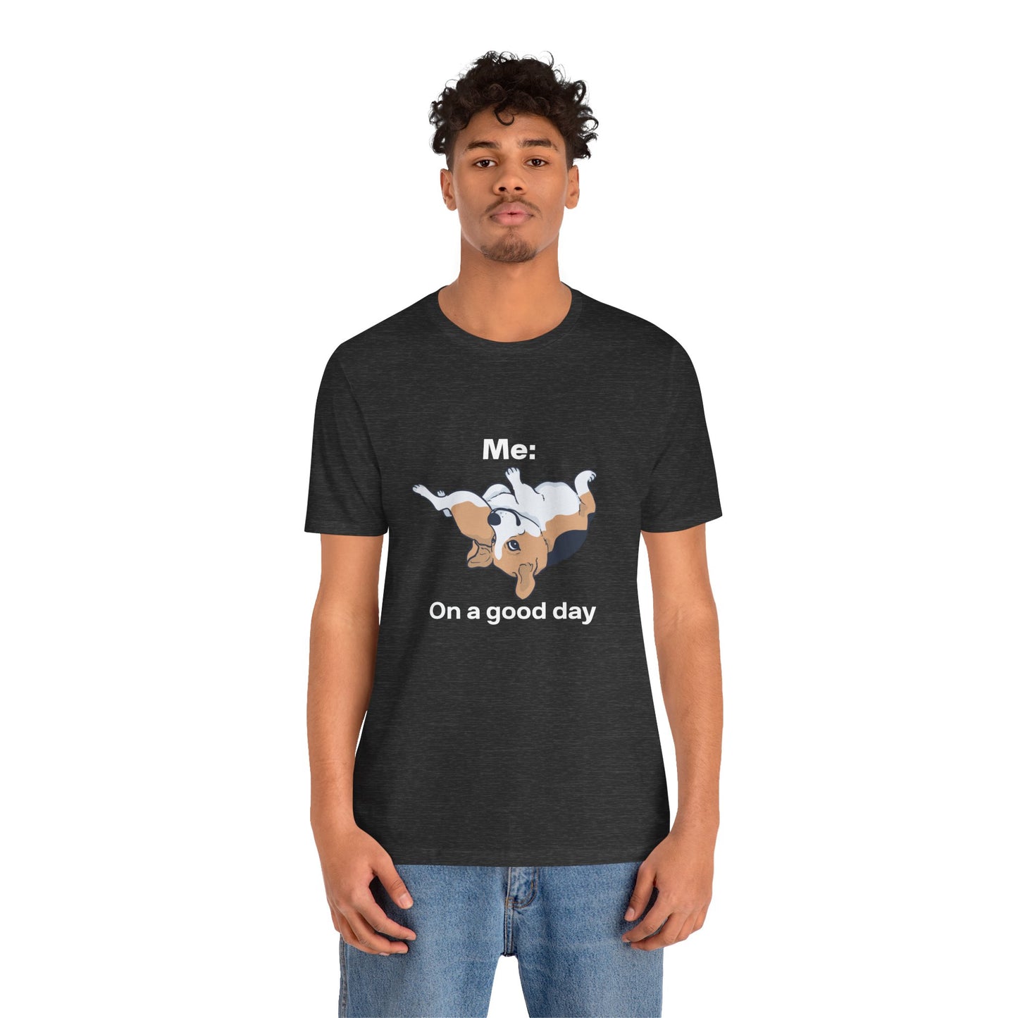 Cute Floppy Beagle T-Shirt — Adorable Laying Dog Tee