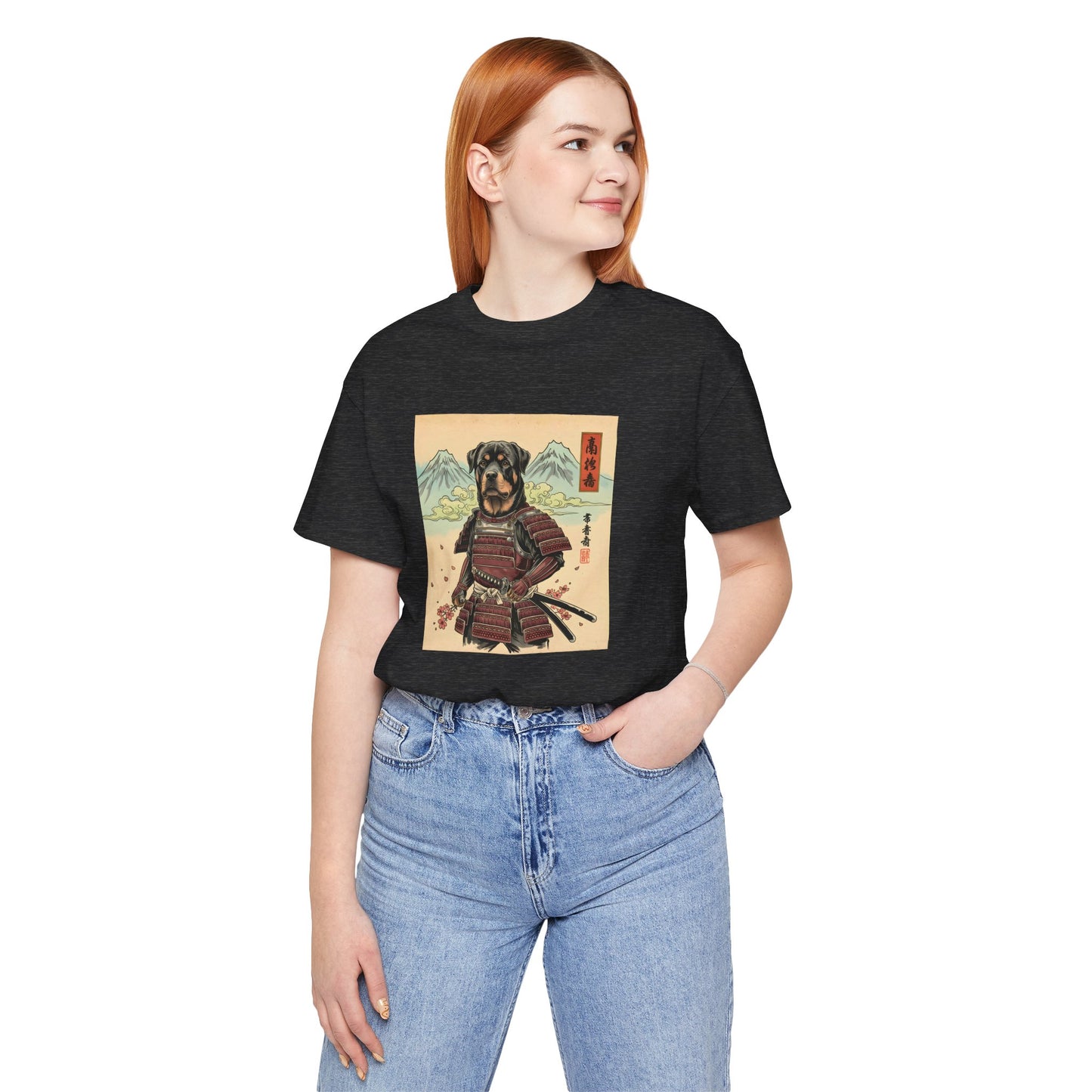 Samurai Rottweiler T-Shirt — Warrior Dog Graphic Tee