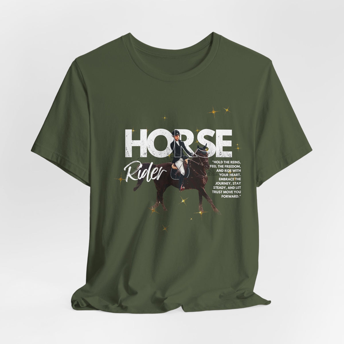 Horse Rider Graphic Tee — Equestrian Gift T‑Shirt