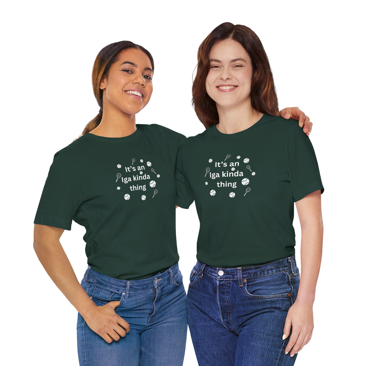 Tennis Tee — “It’s an Iga kinda thing” Champion Titles Shirt