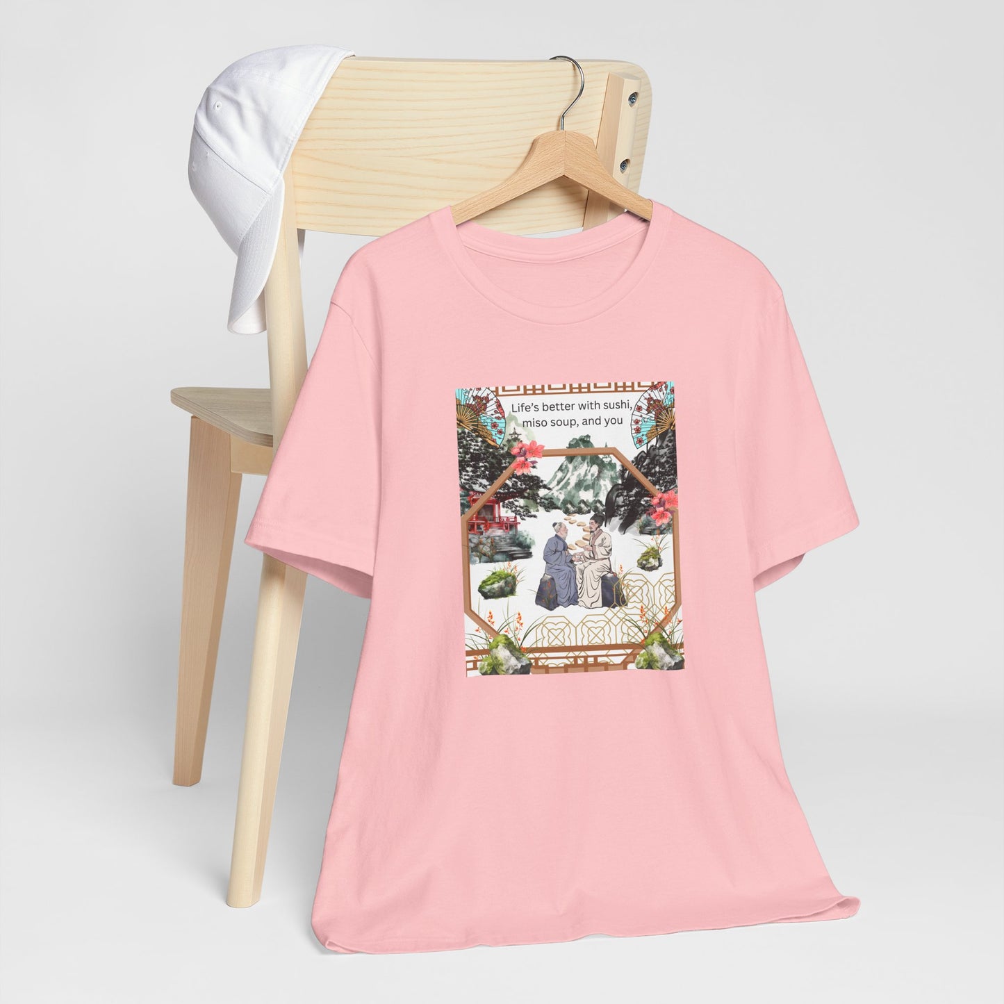 Life's Better With Sushi, Miso Soup & You — Vintage Japanese Food Graphic Tee
