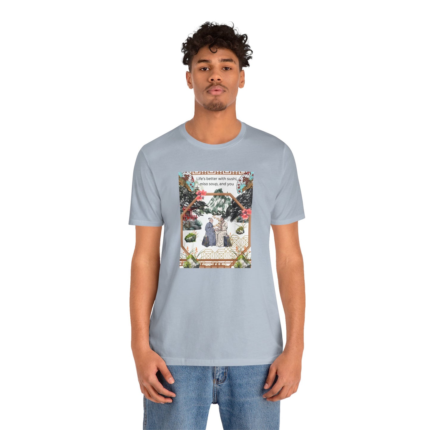 Life's Better With Sushi, Miso Soup & You — Vintage Japanese Food Graphic Tee