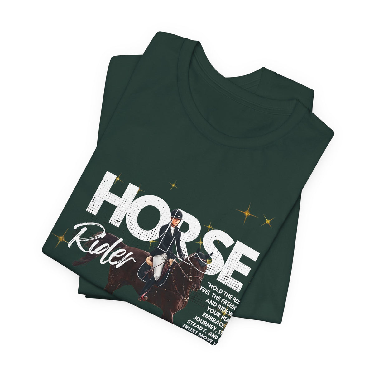 Horse Rider Graphic Tee — Equestrian Gift T‑Shirt