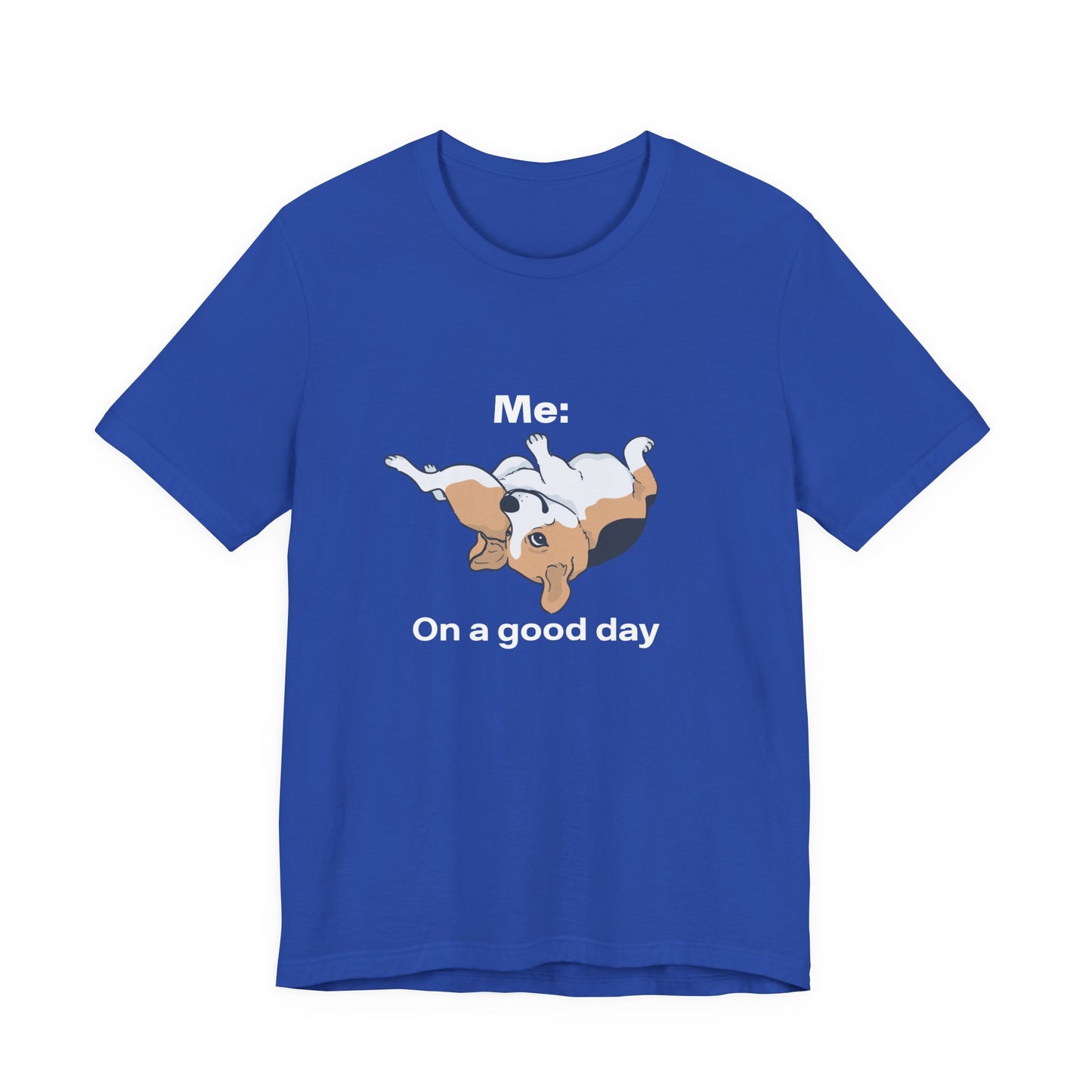 Beagle Rolling Cute Dog Tee — Playful Beagle Graphic T-Shirt