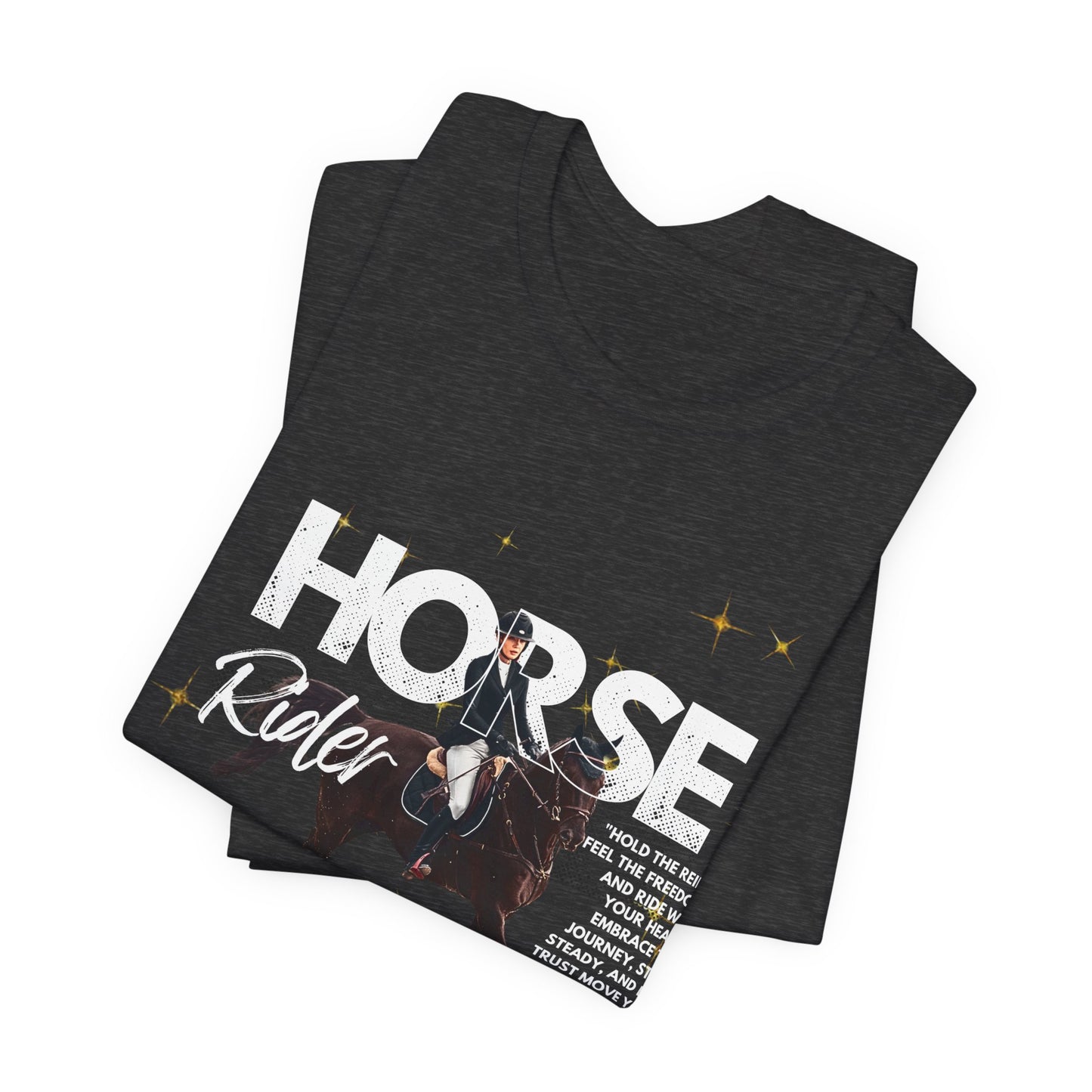 Horse Rider Graphic Tee — Equestrian Gift T‑Shirt